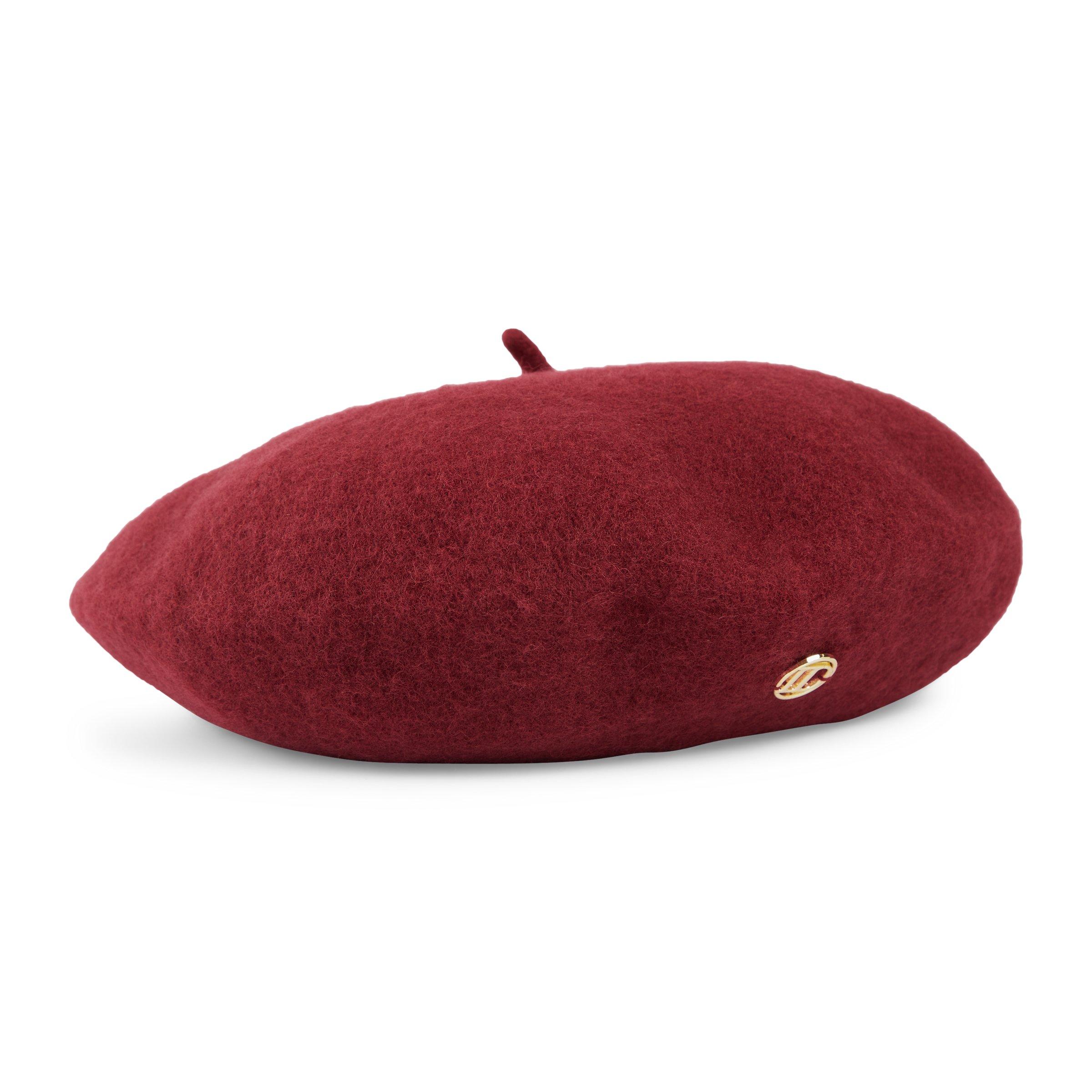 Beret Adult Felt Red