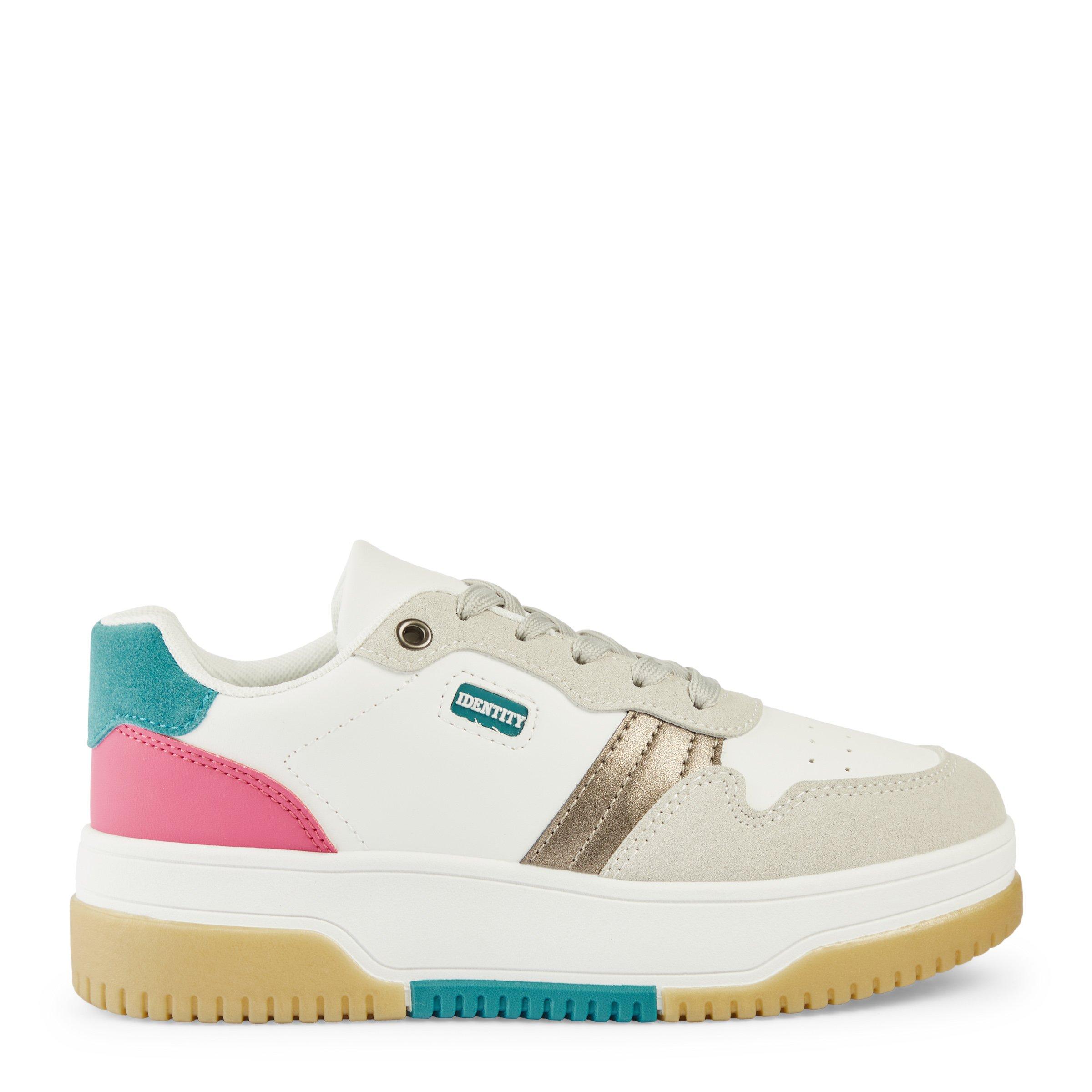 multicolor platform sneakers