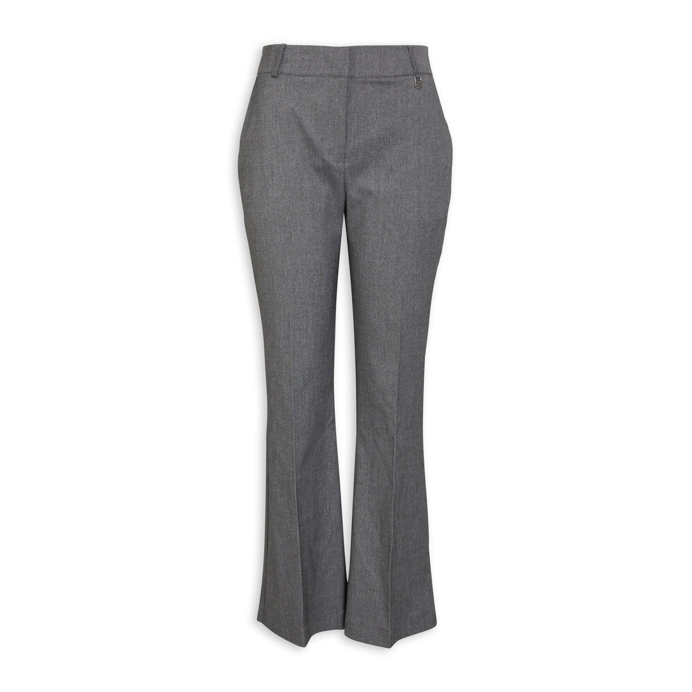 パンツ BEVAN UP wide gray slacks Grey Wide Leg Pants (3142817) | Daniel Hechter