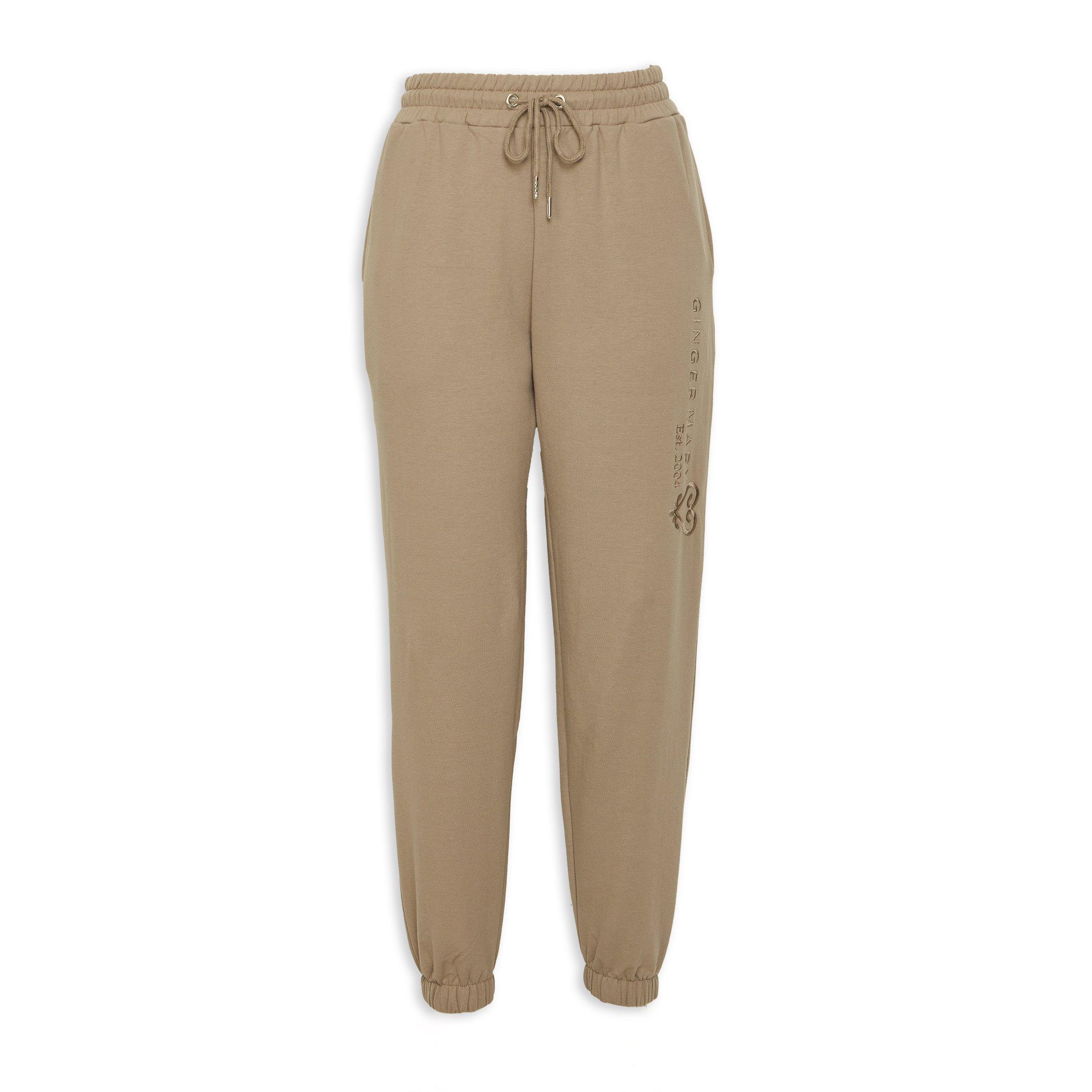 Brown Jogger Pants (3143019) | Ginger Mary