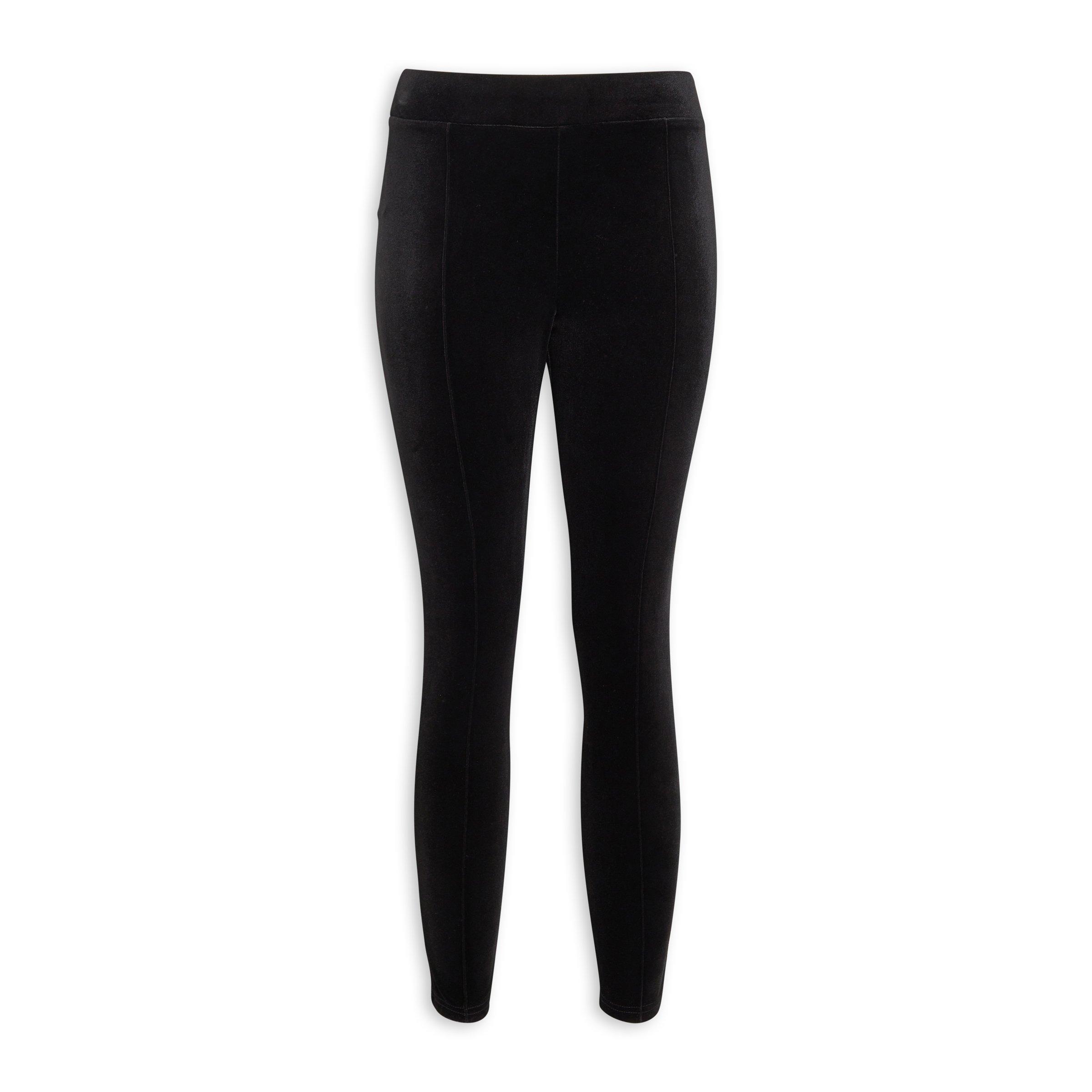 【TODAYFUL】Velour Half Leggings Black 36 Black Velour Tregging (3143330) | Identity