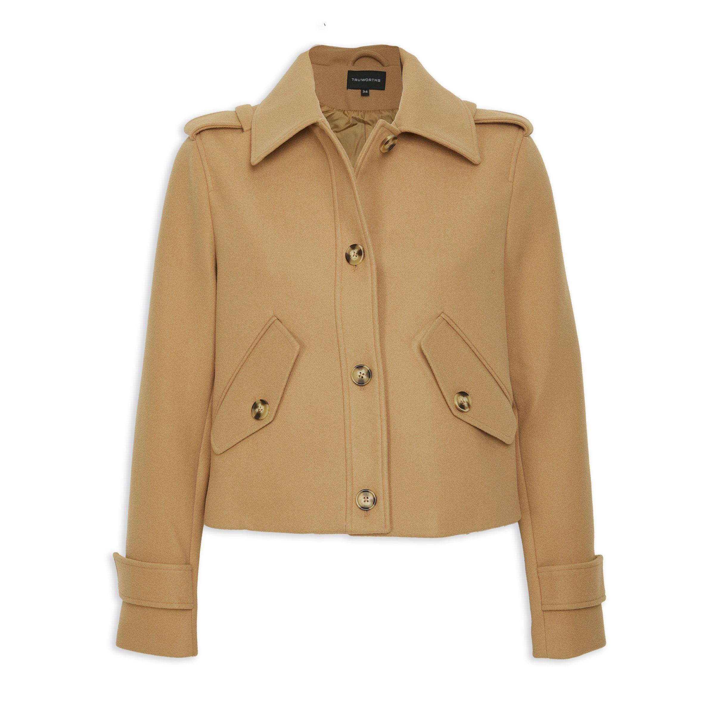 Tan Melton Jacket 3143496 Truworths