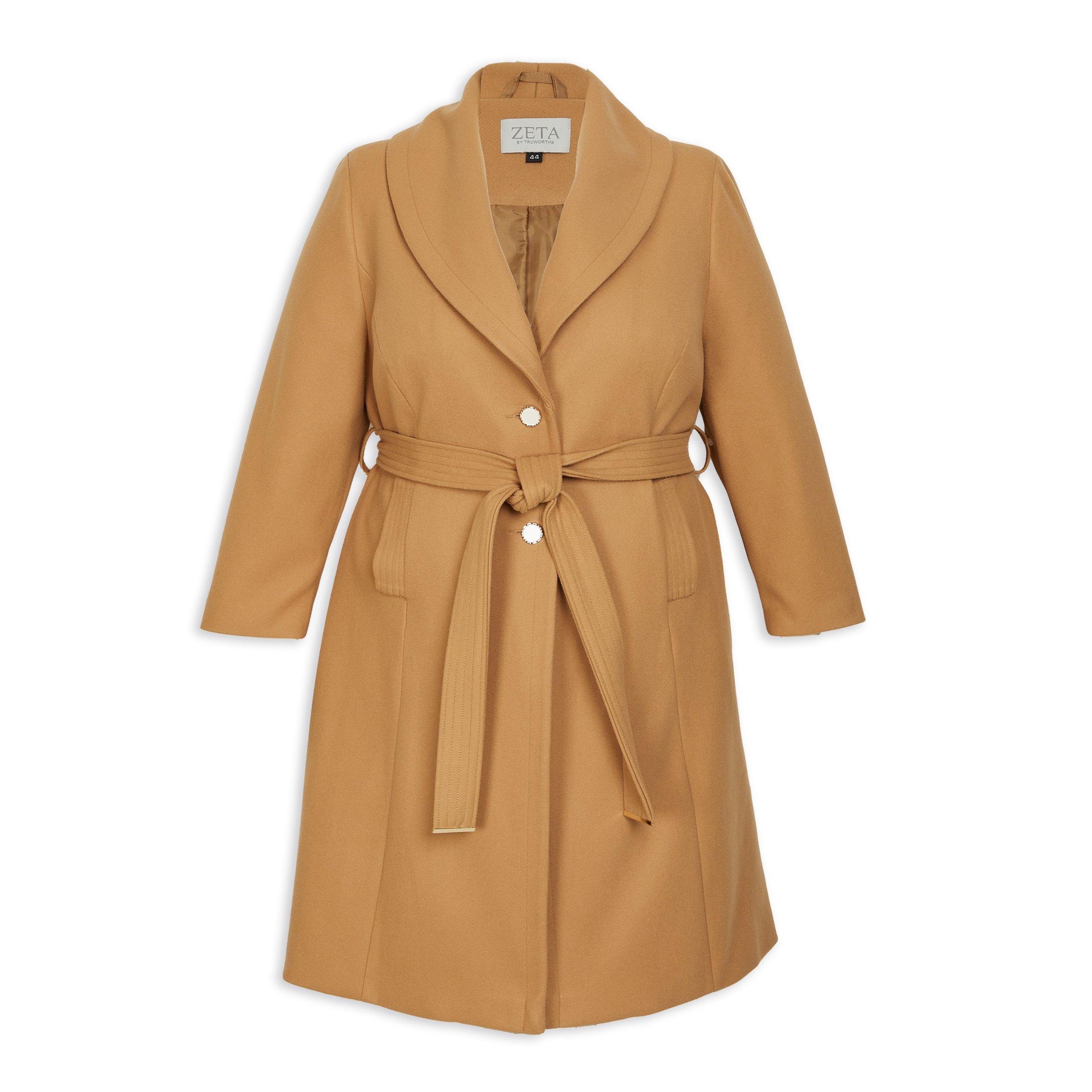 【TROVE】LASSE COAT Tan Plus Size Coat (3144899) | Zeta