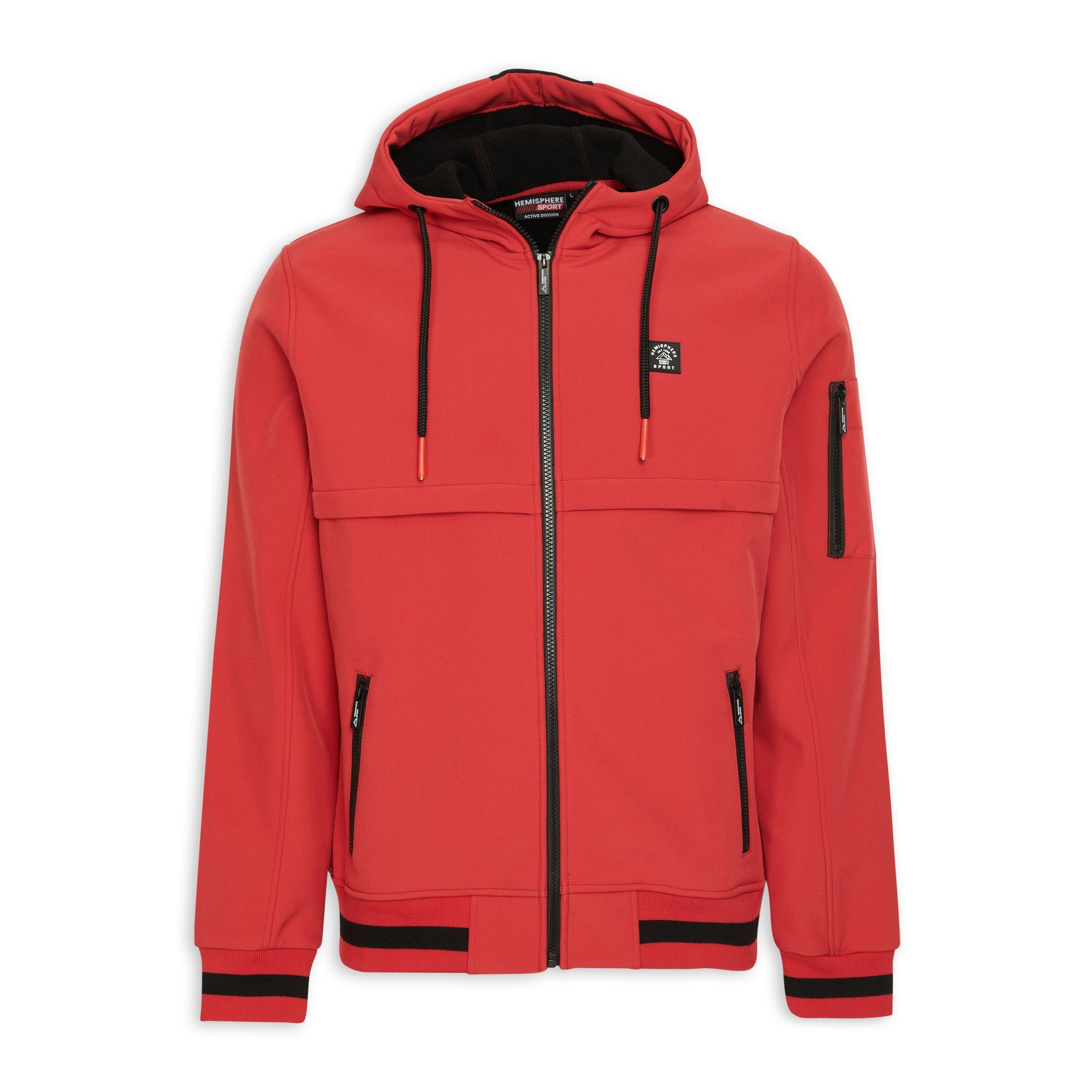 Red Zip Through Hoodie 3144906 Hemisphere Sport