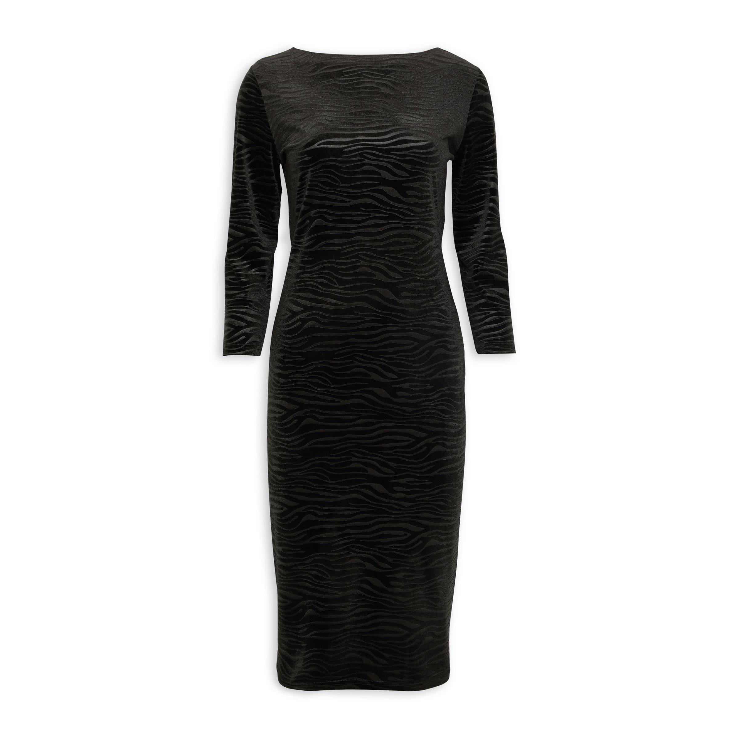 Black Velour Dress (3145352) | Identity