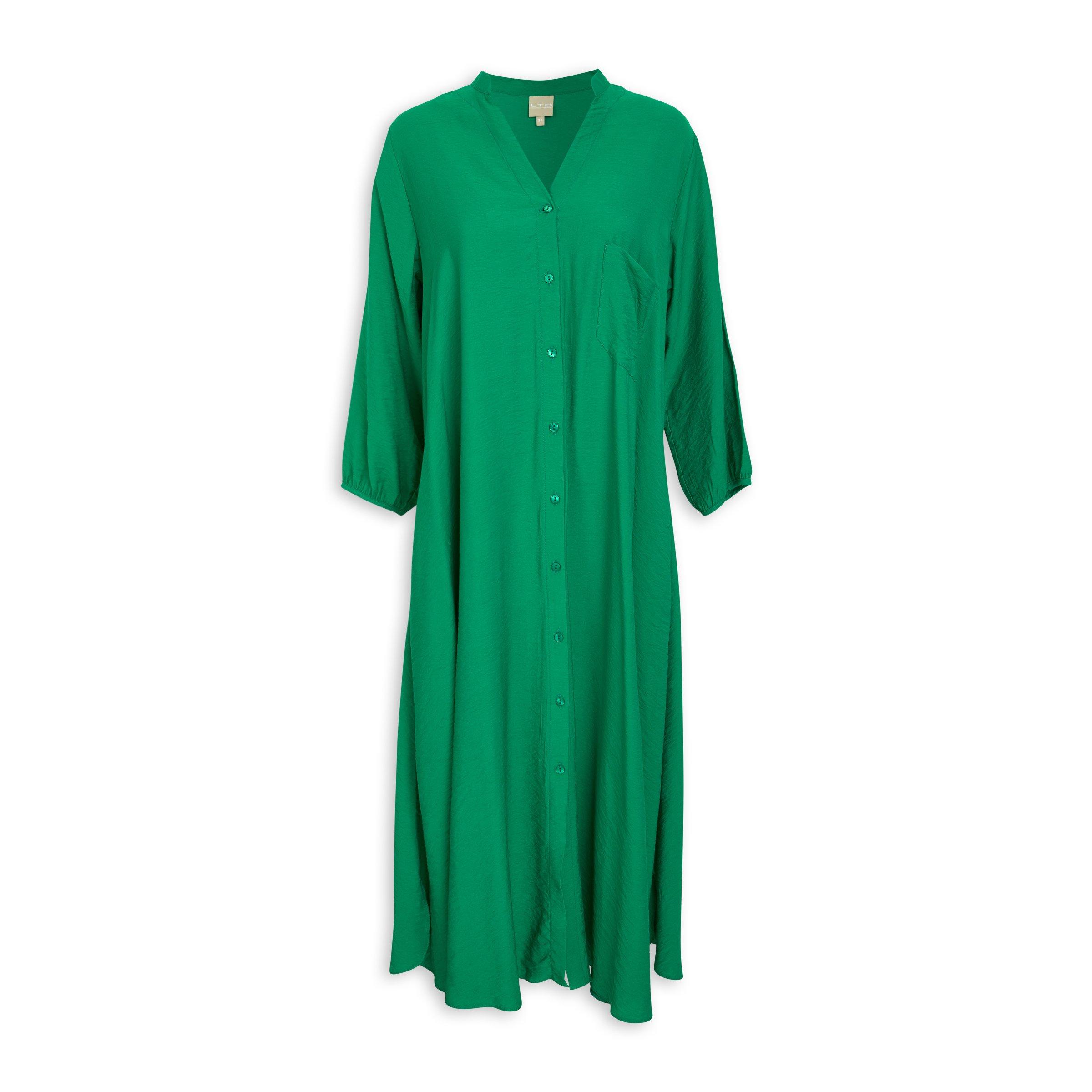 Green Shirt Dress (3145442) | LTD Woman