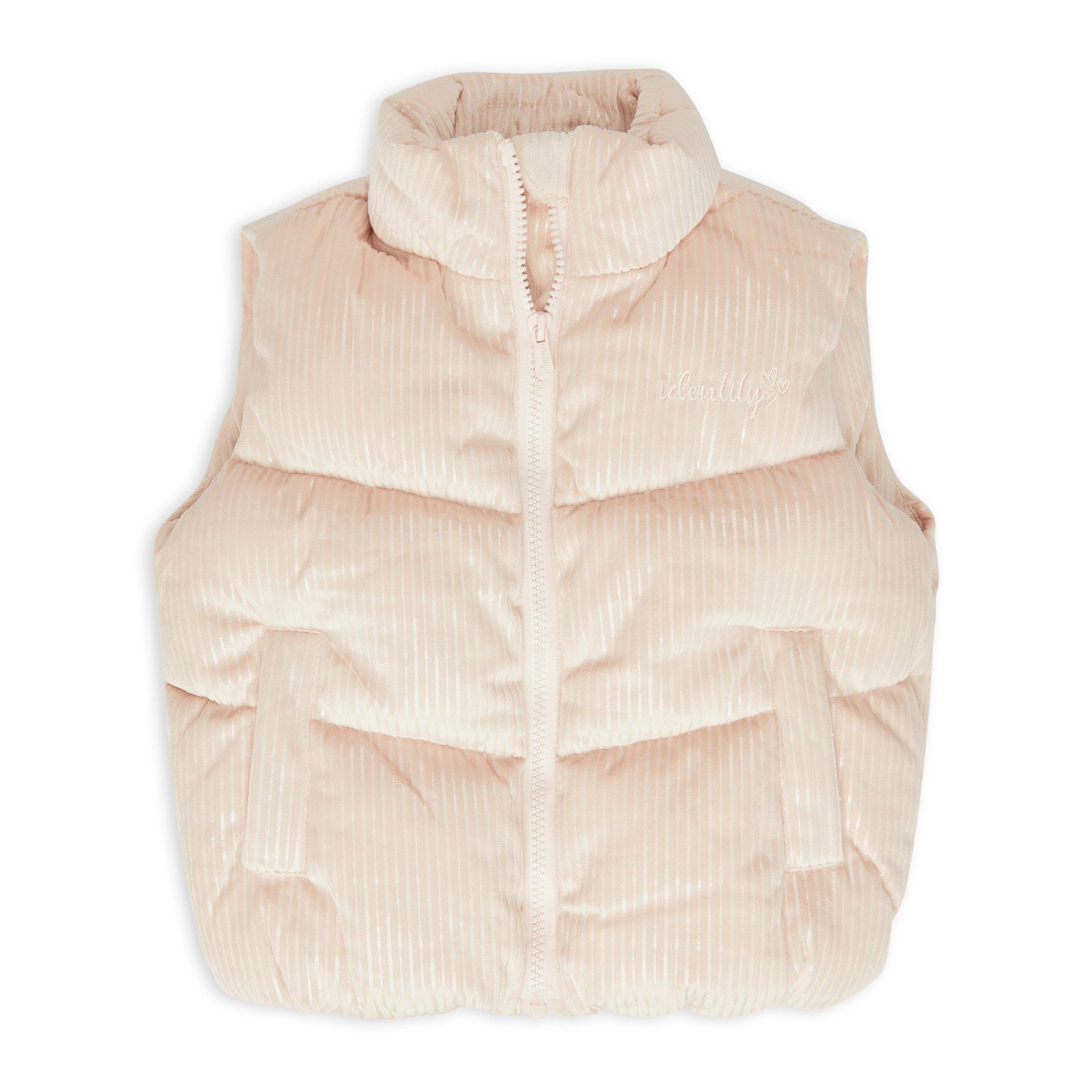 Kid Girls Pale Pink Sleeveless Jacket (3146086) | Identity