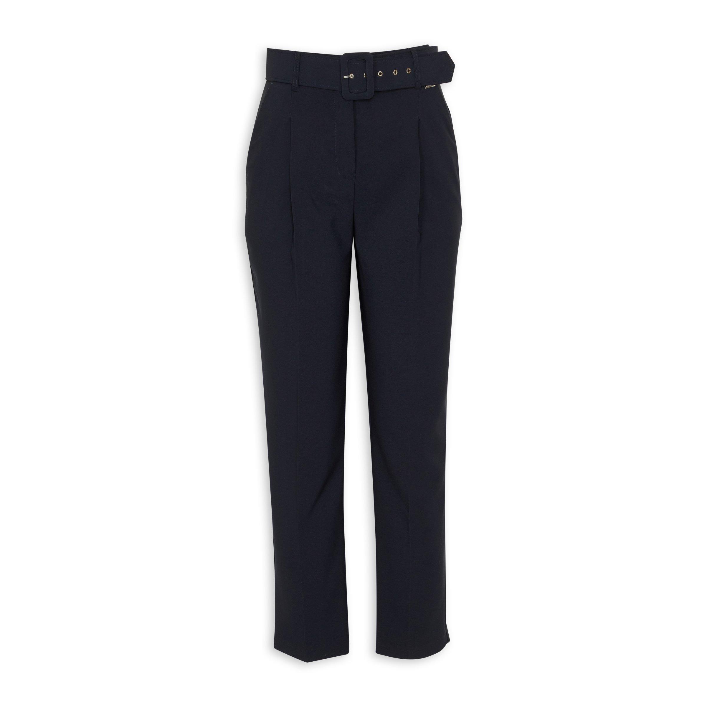 Flex Weave Tapered Flat Pant - Navy
