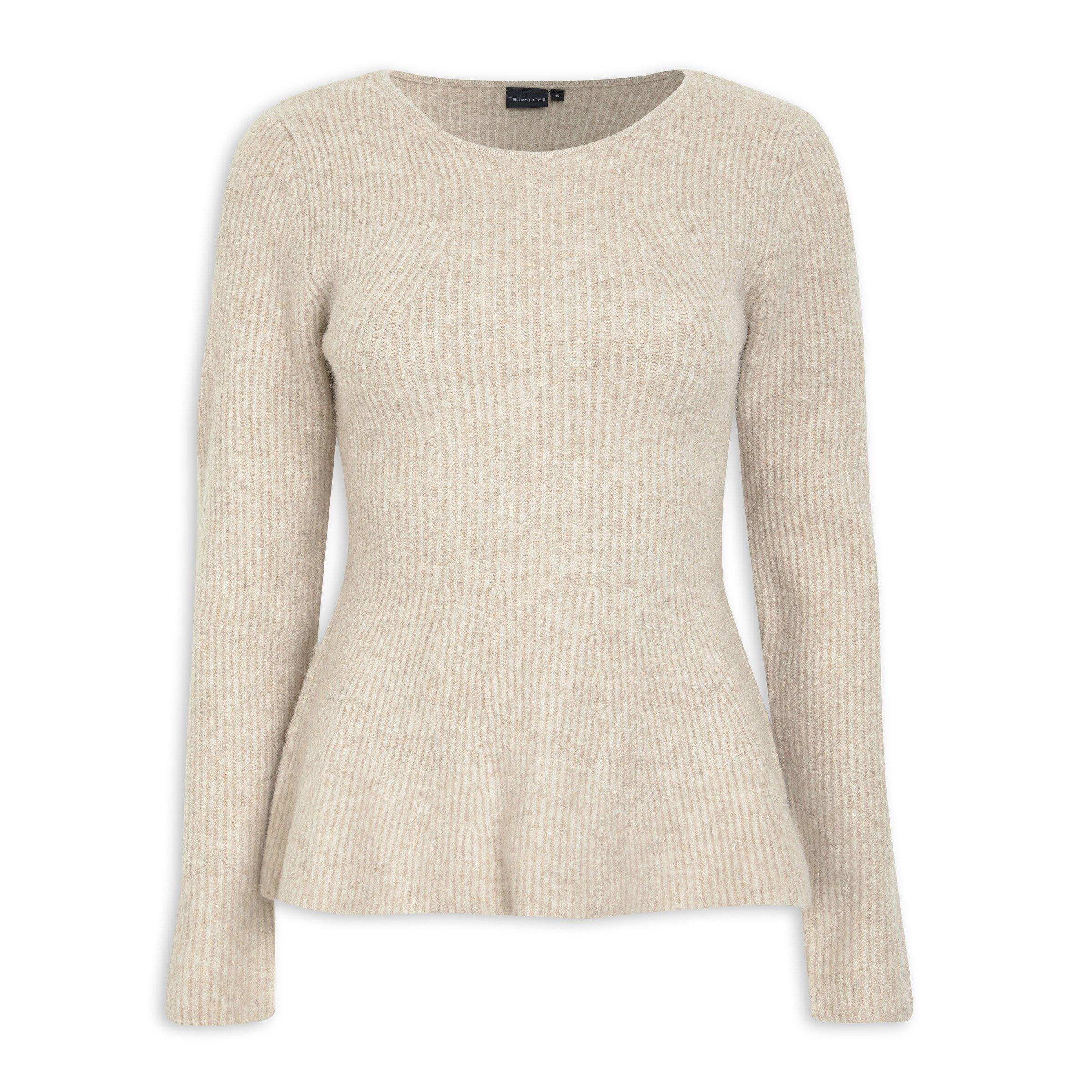 Versatile Knitted Top - Beige main image 0
