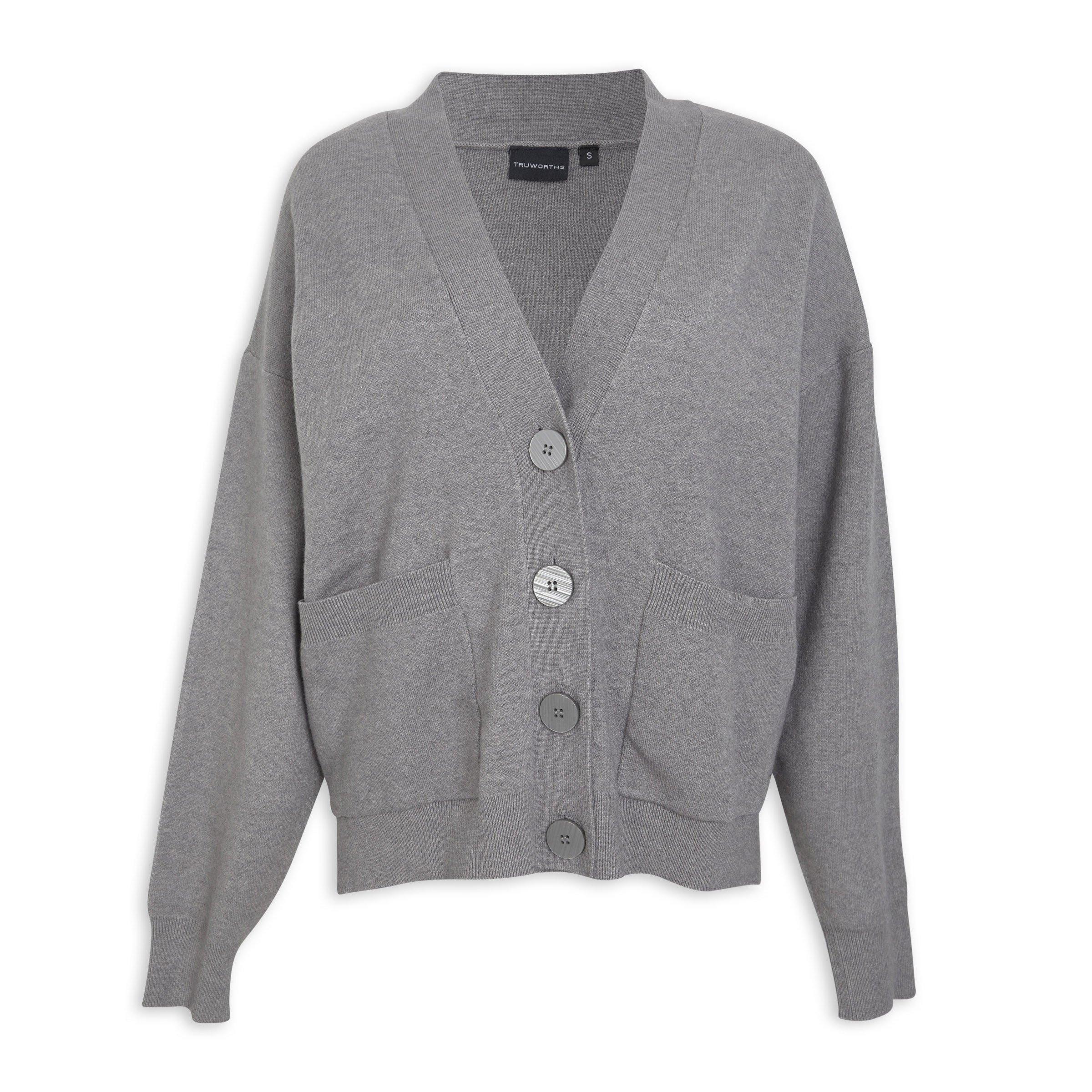 トップス INTERIM 22SS SILK 100% CARDIGAN GRAY 3 Grey Cardigan (3212803) | Identity