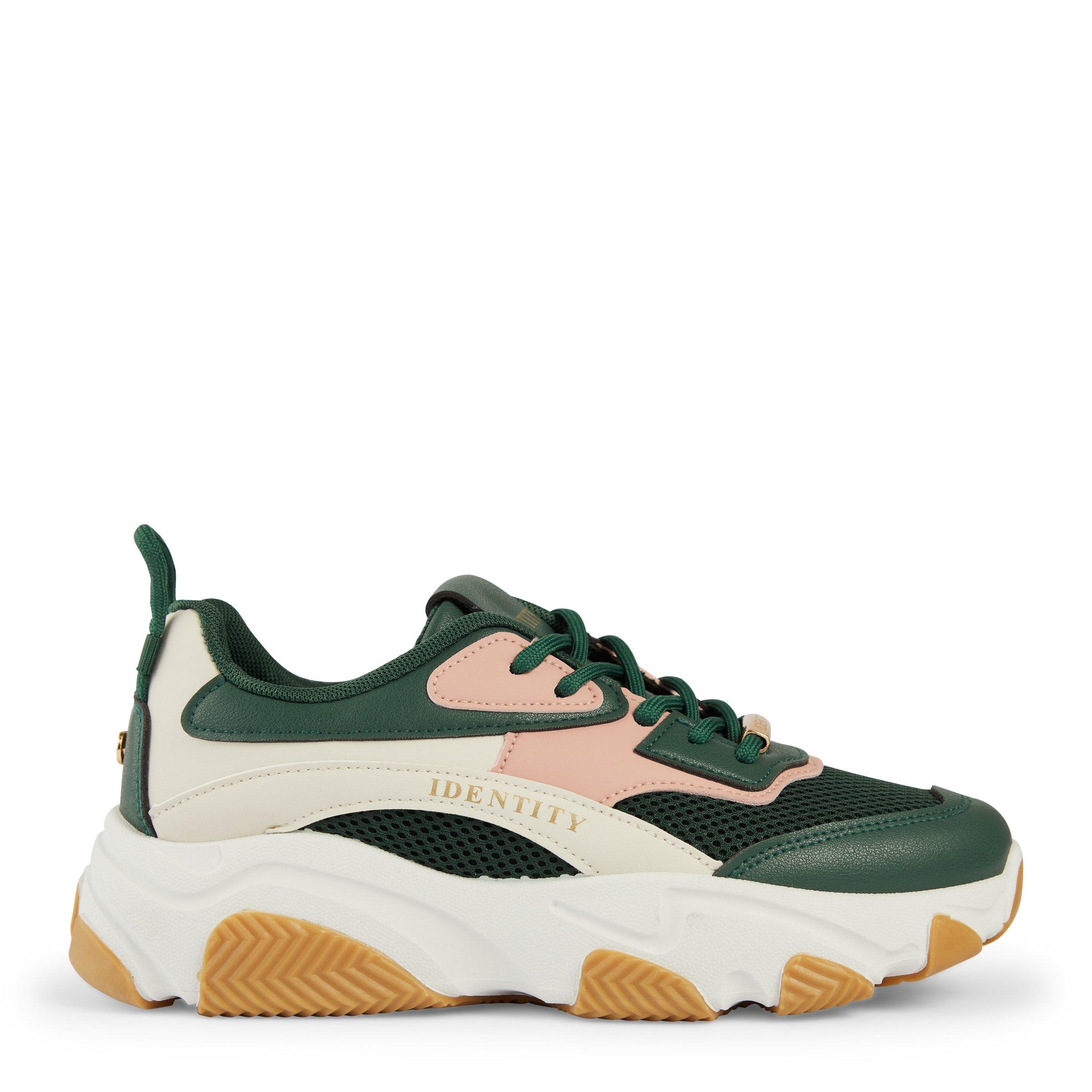 colour blocked sneakers