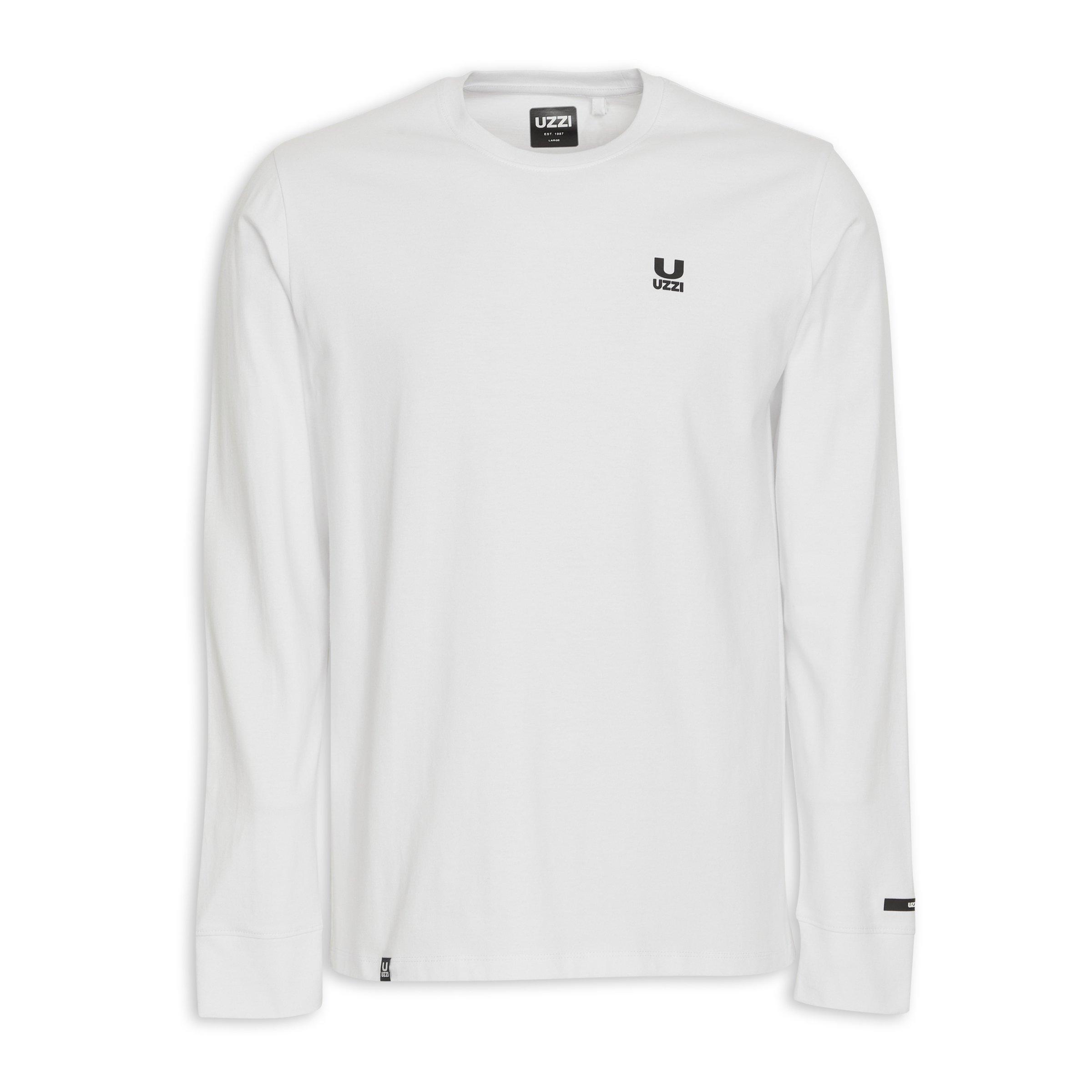 White Long Sleeve T-shirt (3146393) | UZZI