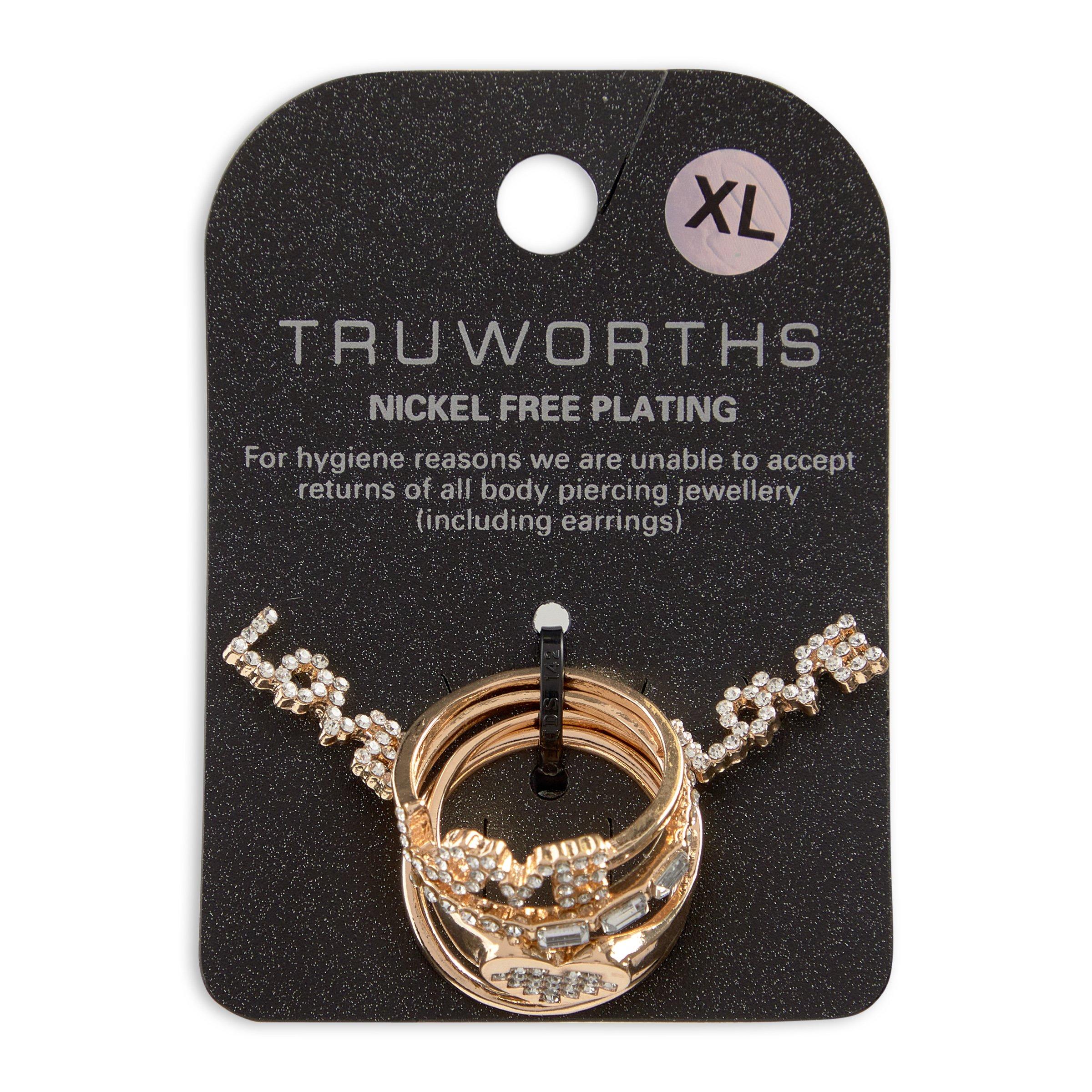 Gold Rings And Earrings Set Truworths