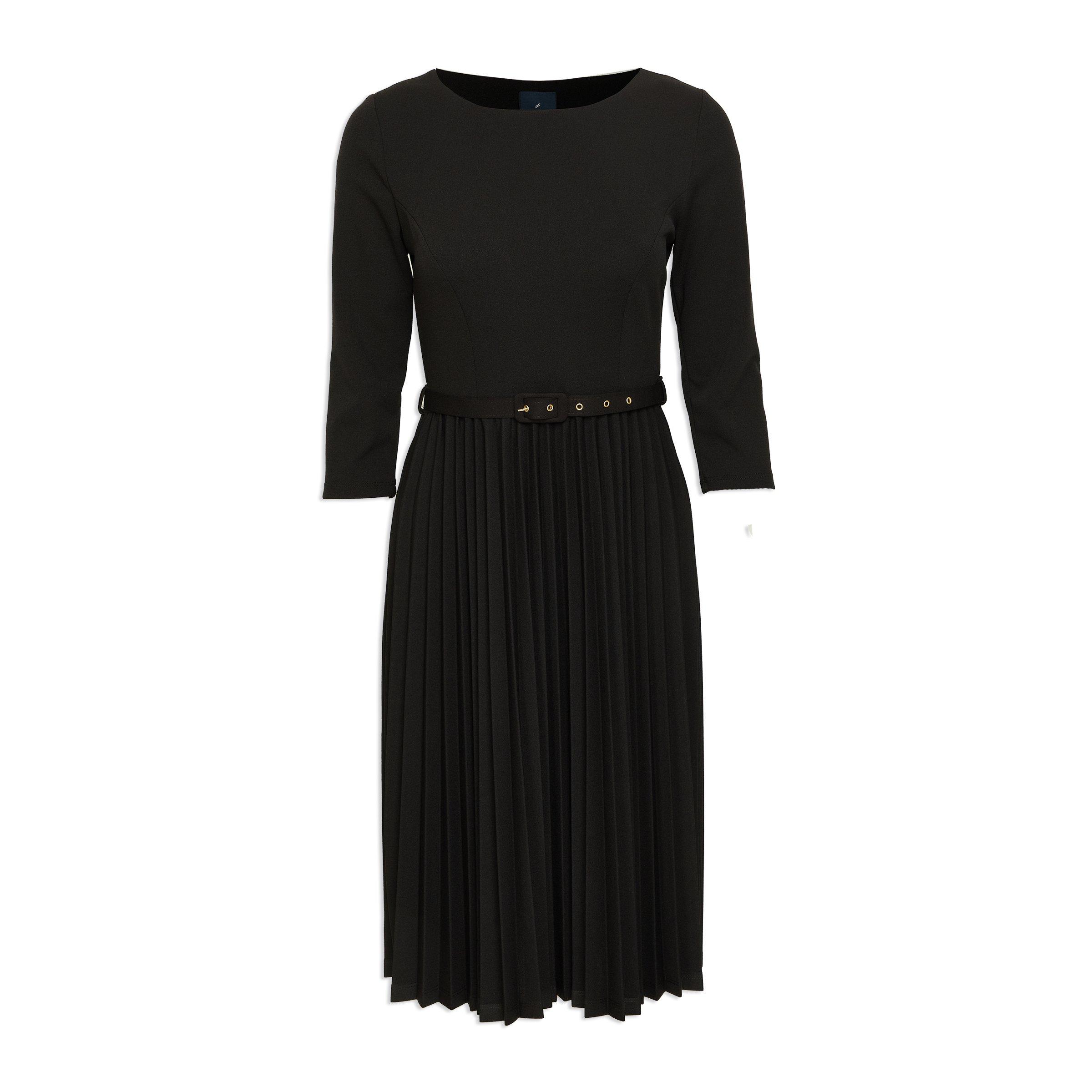 Black Fit and Flare Dress