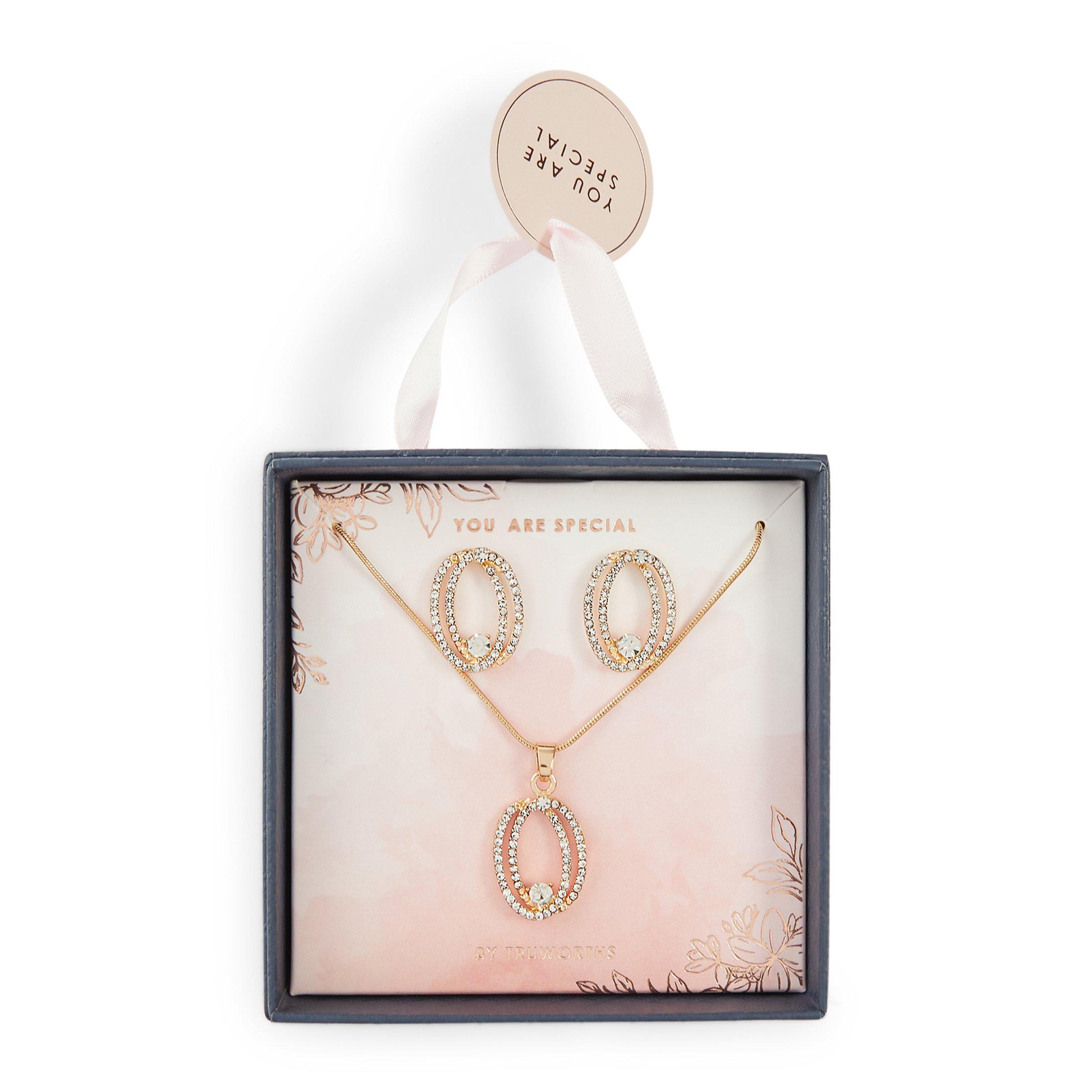 Gold Oval Gift Set (3147066) Truworths