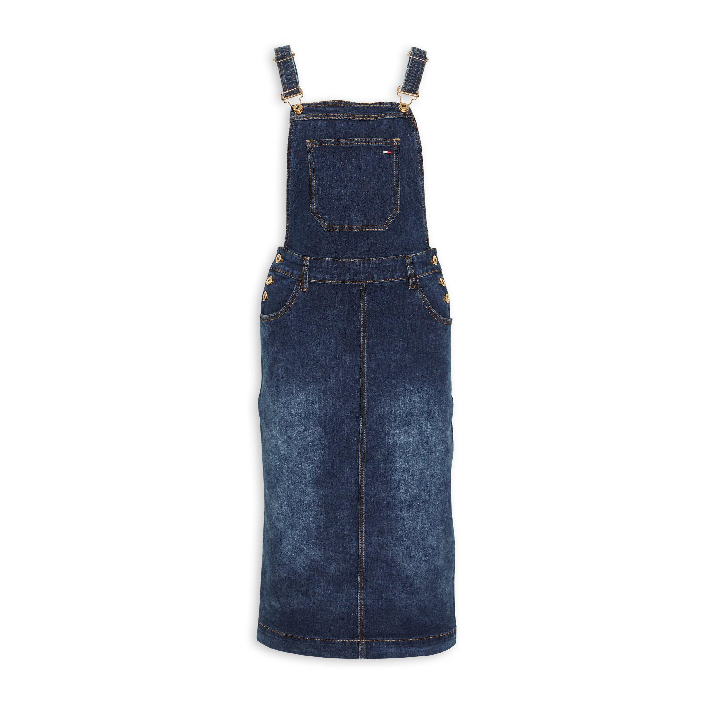 Denim Dungaree Dress