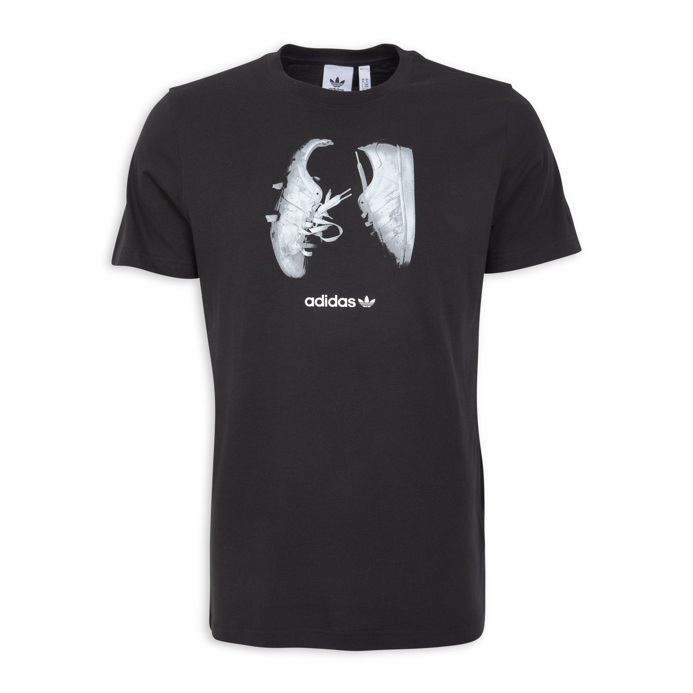 Training Supply Street Tee 5 Size Large in Black by Adidas