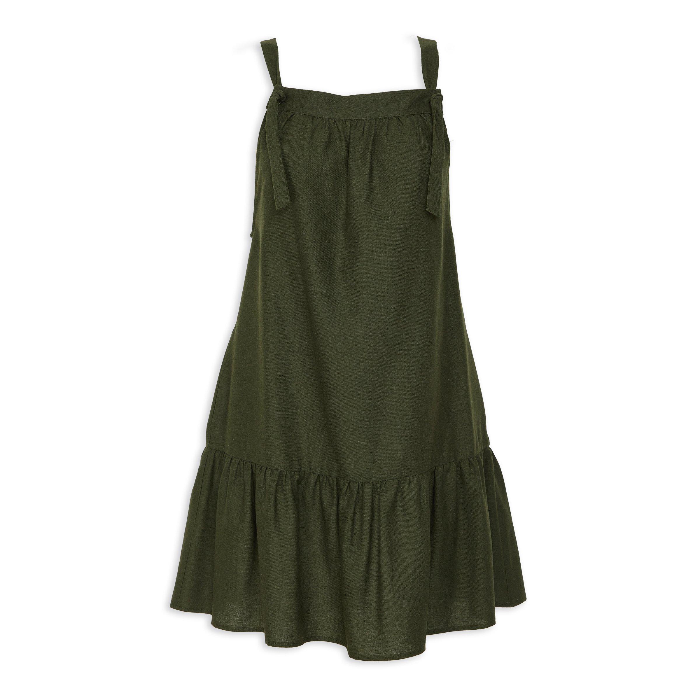 Khaki Green Pinafore Dress Buy WineRed Olive Green Solid Pinafore Dress  Dresses For Women