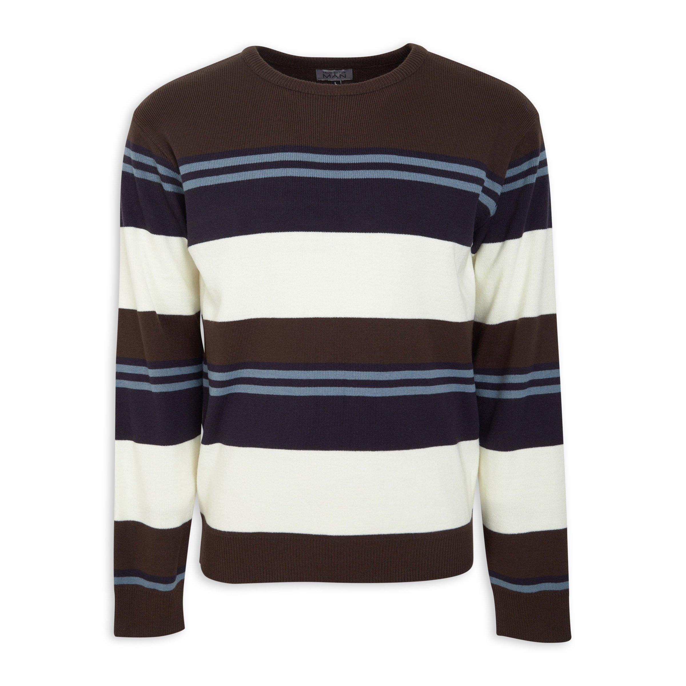 4147 Brown Striped Jumper