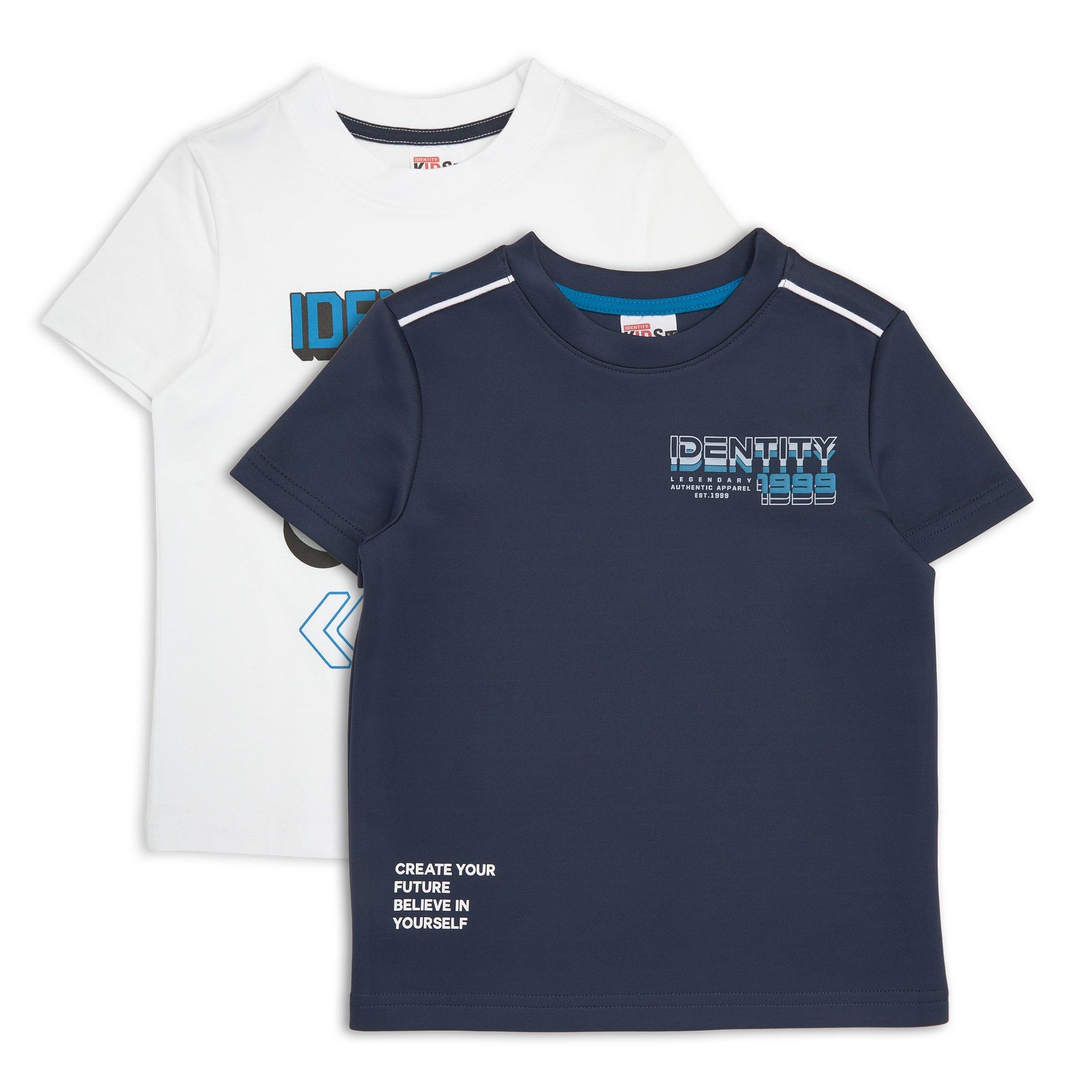 Child Personalised T-shirt Navy Blue main image 1