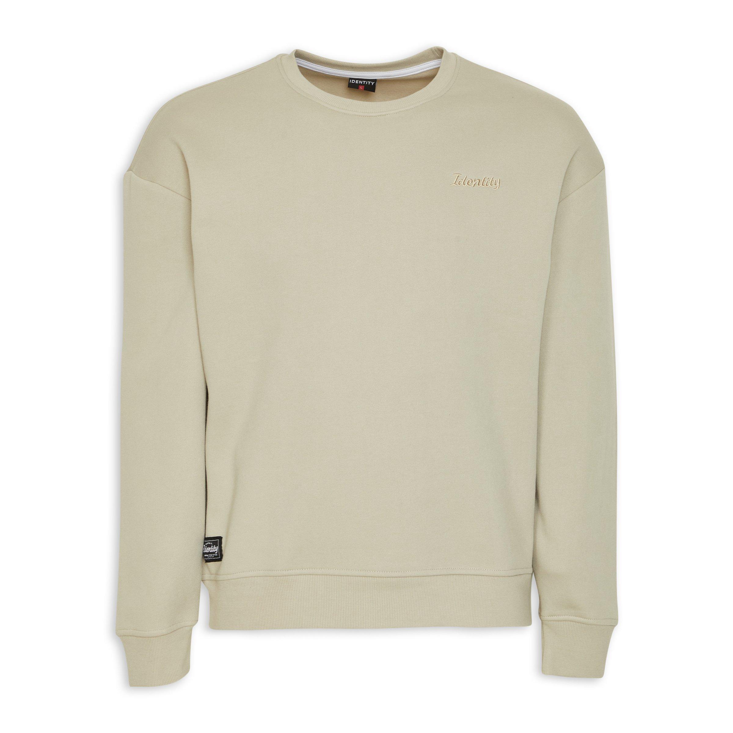 Beige Embroidered Sweatshirt main image 1