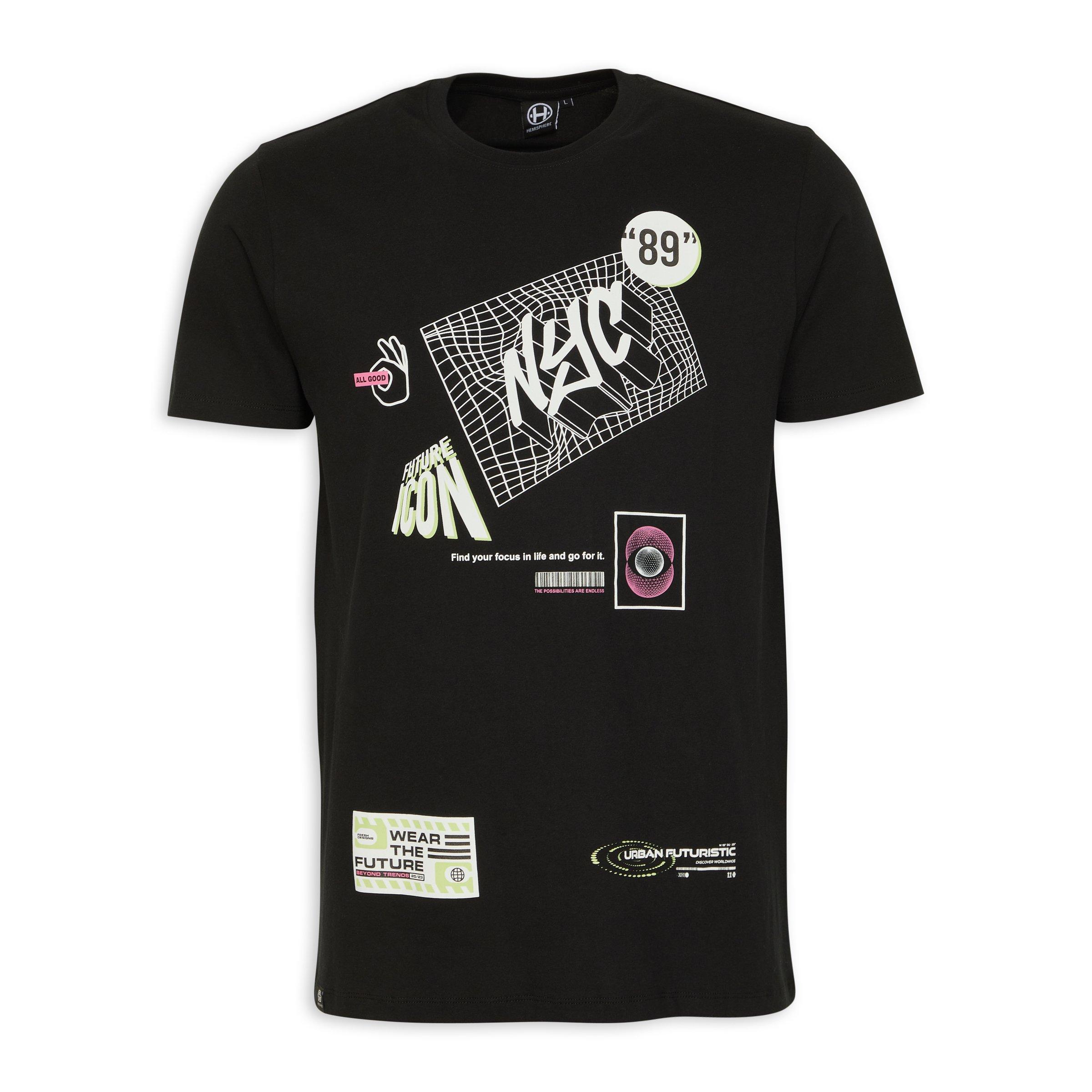 Black Graphic T-Shirt main image 1