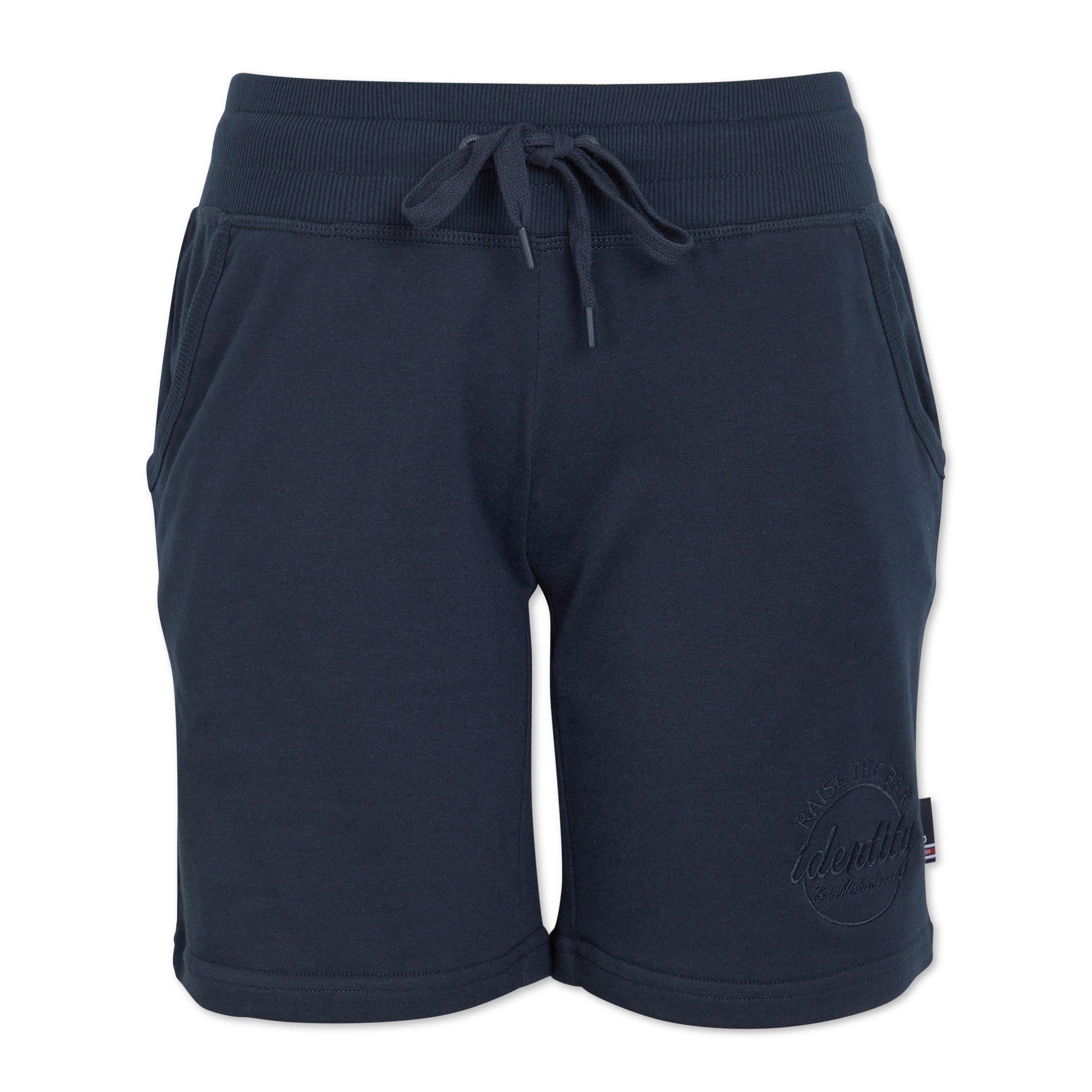 Italic Relaxed Jogger Shorts - Navy