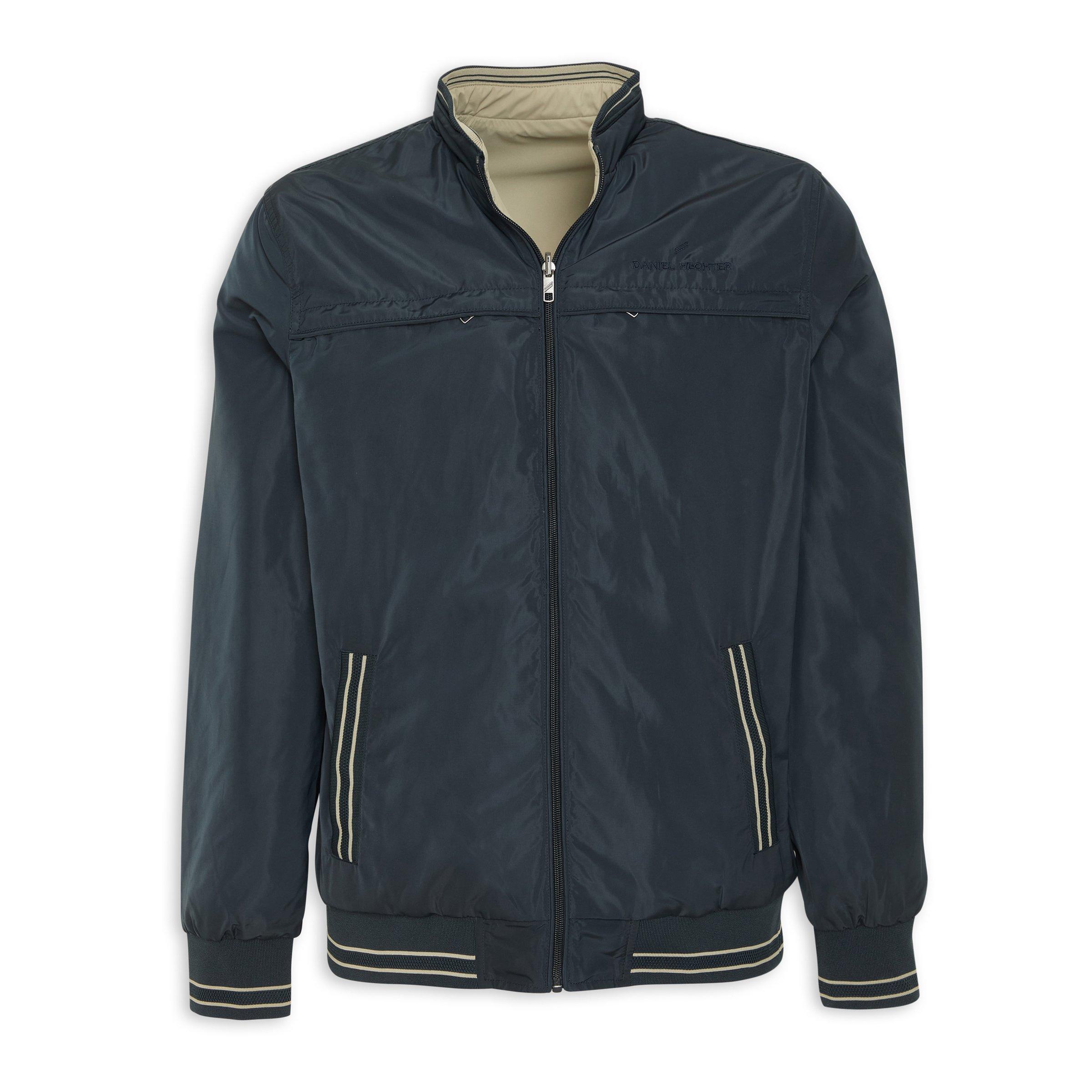 Navy and Beige Reversible Bomber Jacket 3152654 Daniel Hechter