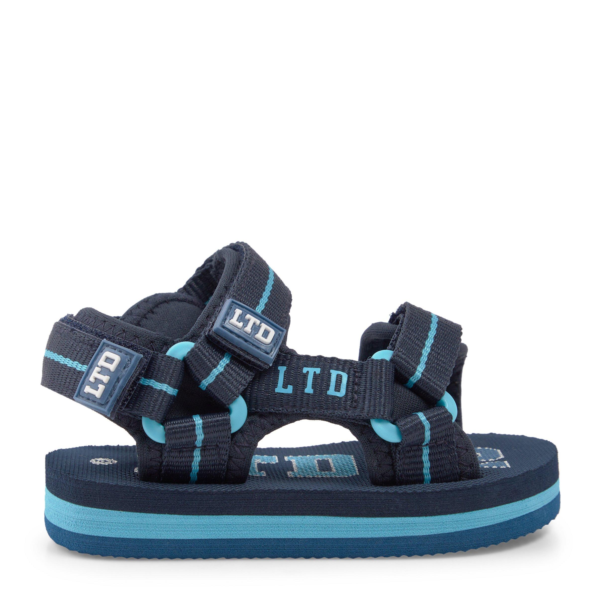 Navy Blue Baby Boys Moulded Sandals