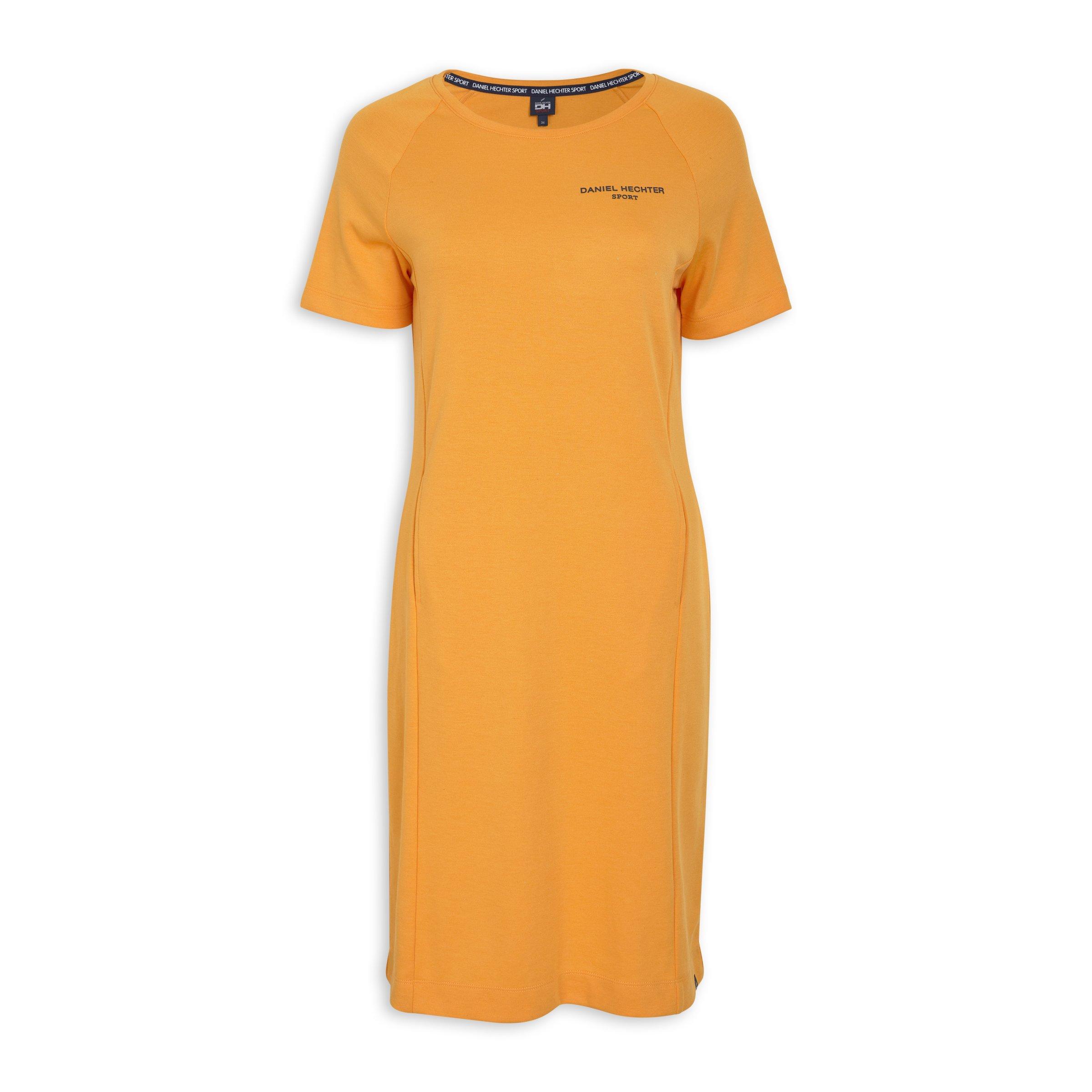 Yellow A-line Dress