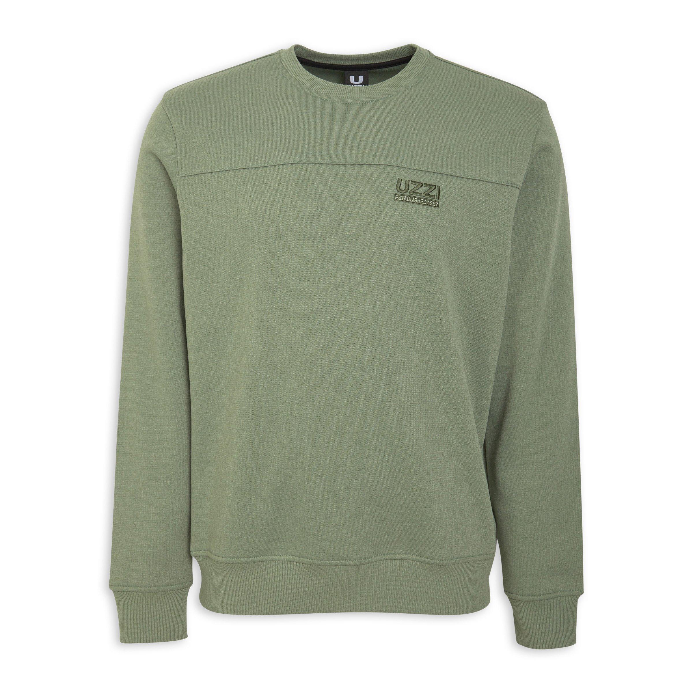 GREEN TEXTURED SS SWEATSHIRT TOP main image 0