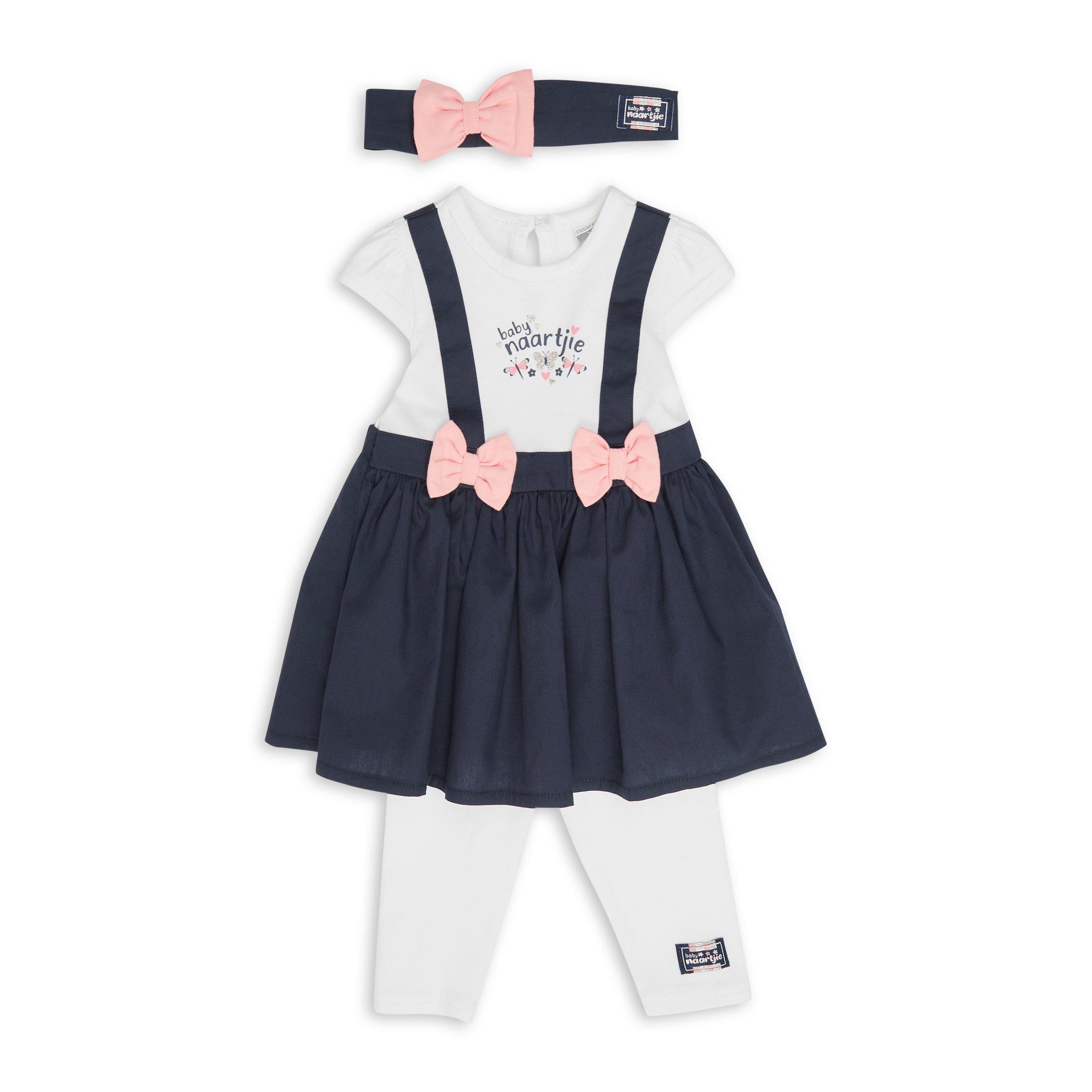 Baby Girls Navy and White Dress Set 3153202 Naartjie