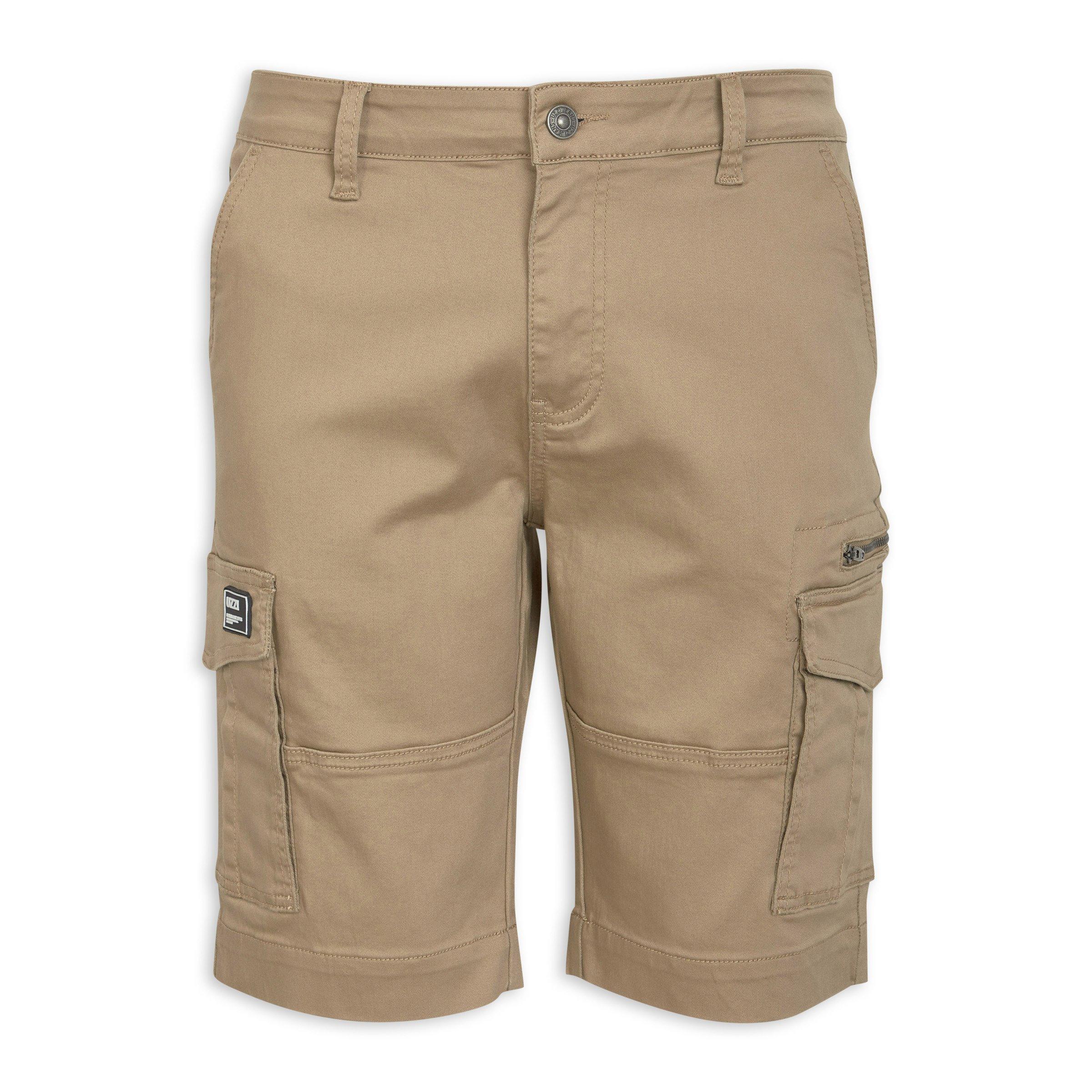 Beige Cargo Shorts (3153365) UZZI