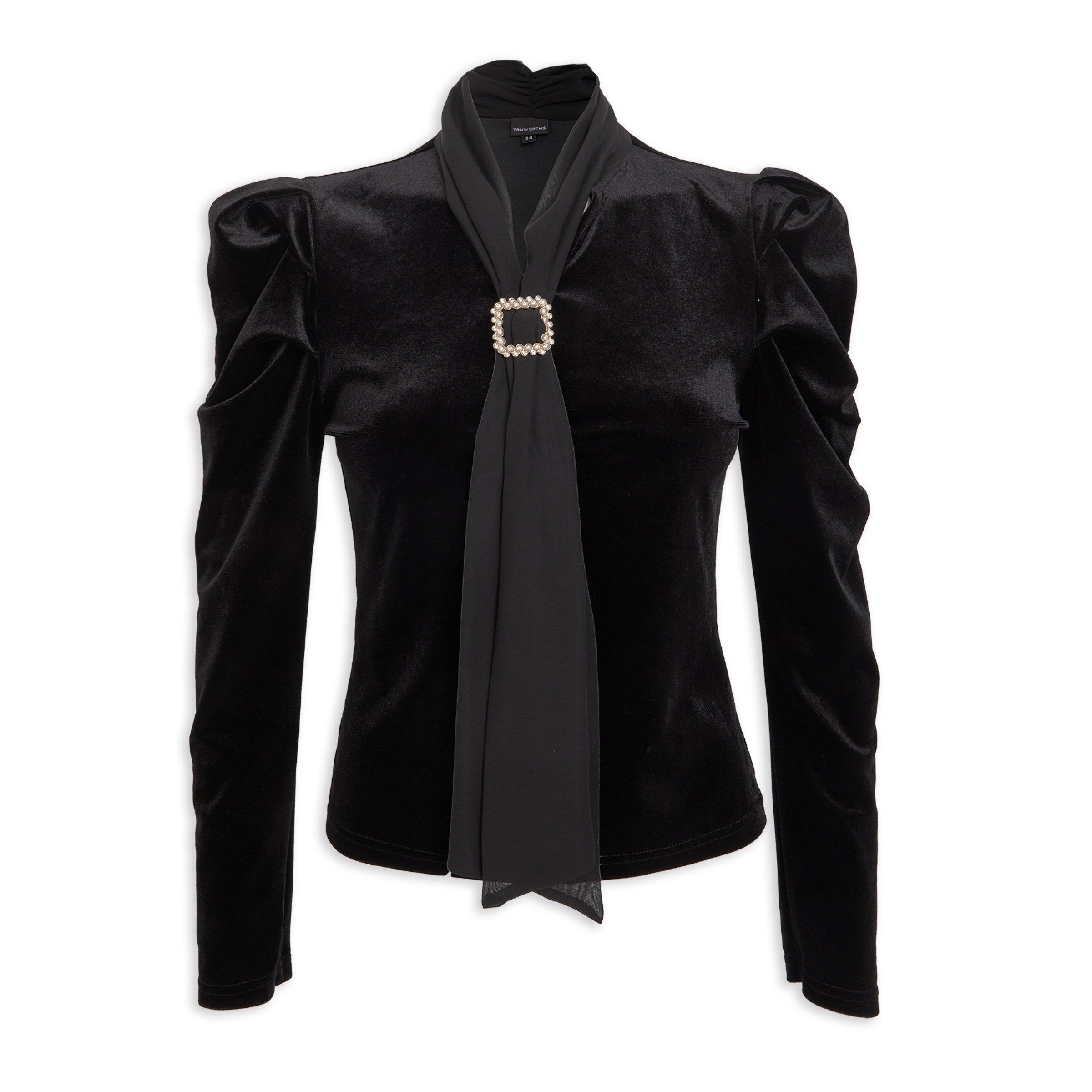 Black formal tops for ladies best sale