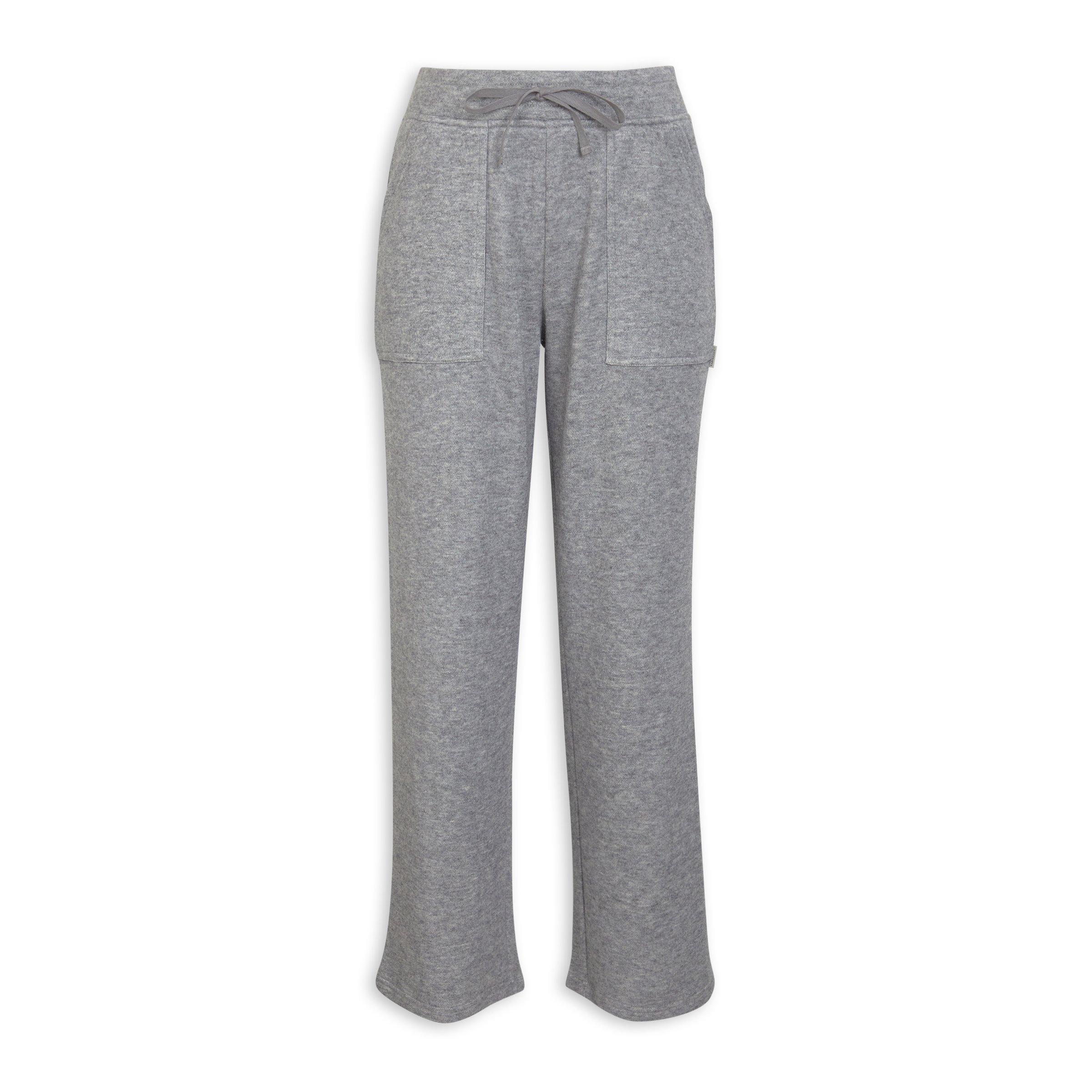 Grey Wide Leg Knit Pants (3154478) | Earthaddict