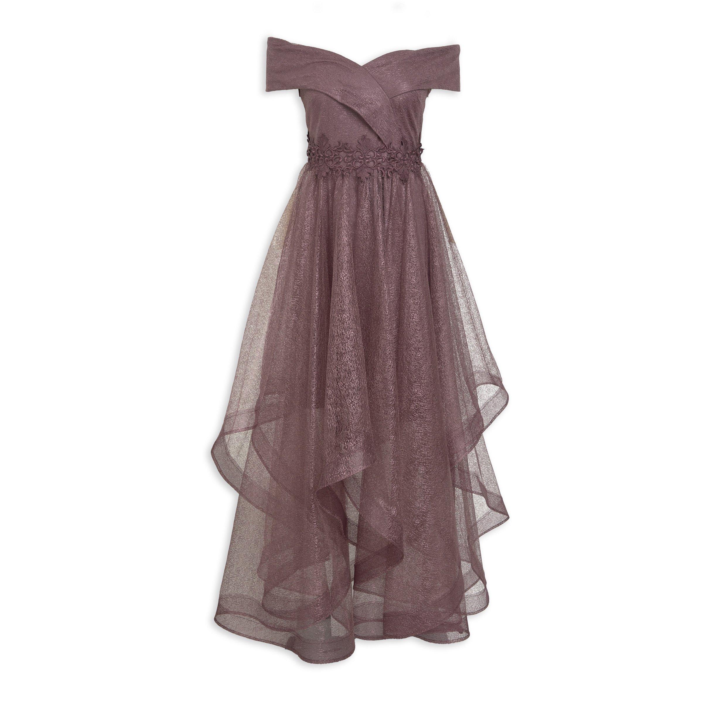 【etoll】Velour rosette flare dress prod3155226_1.jpeg