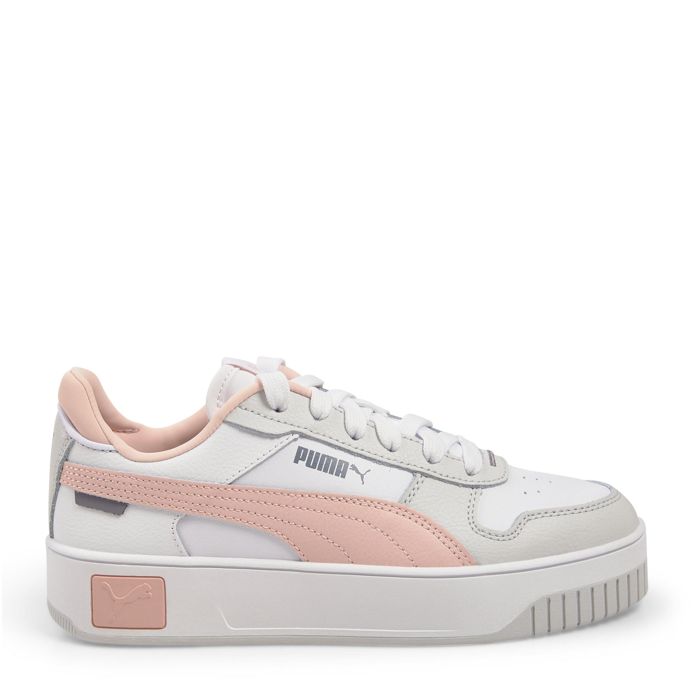 White and Pink Carina Street Sneakers 3156461 Puma