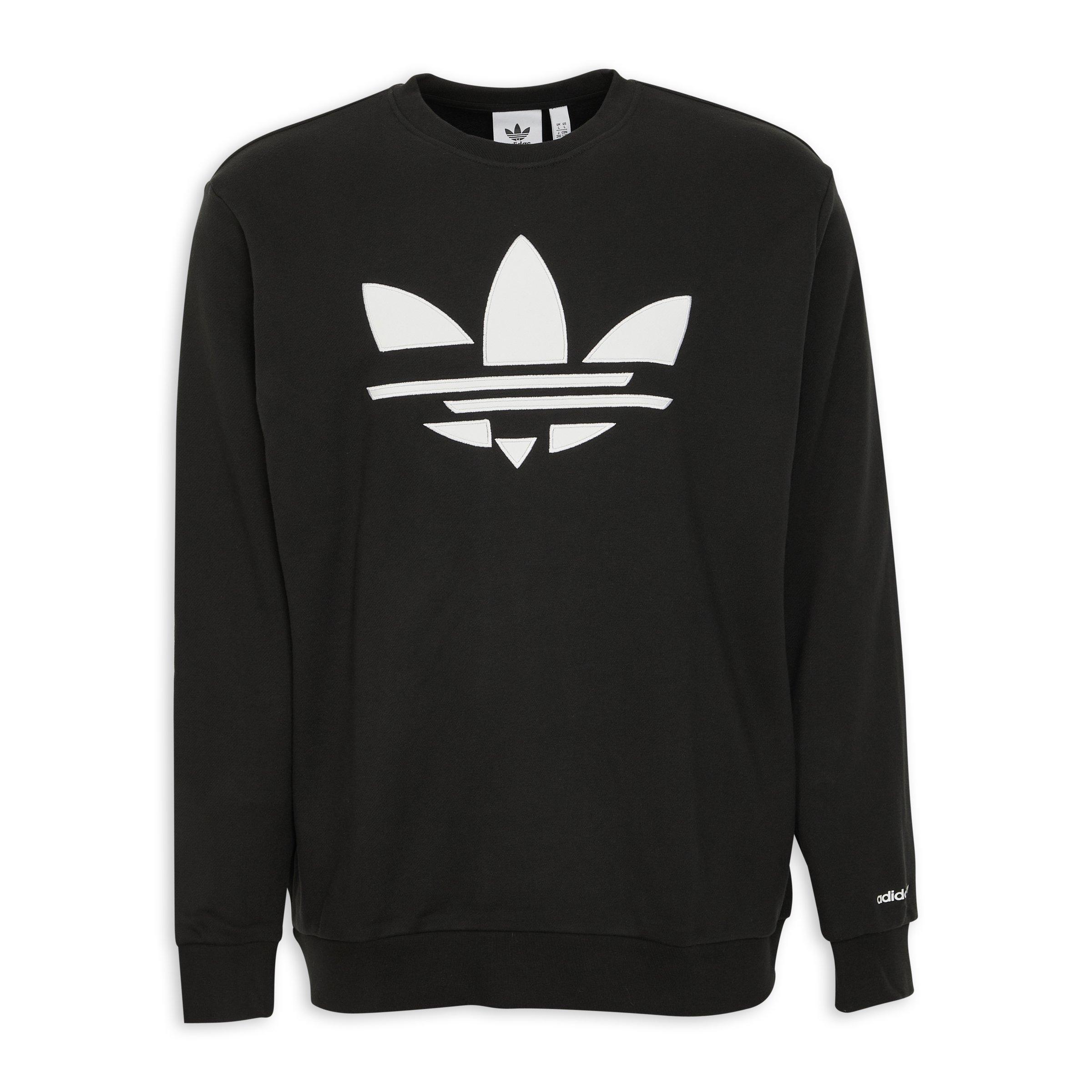 Adidas trefoil crew sweater on sale