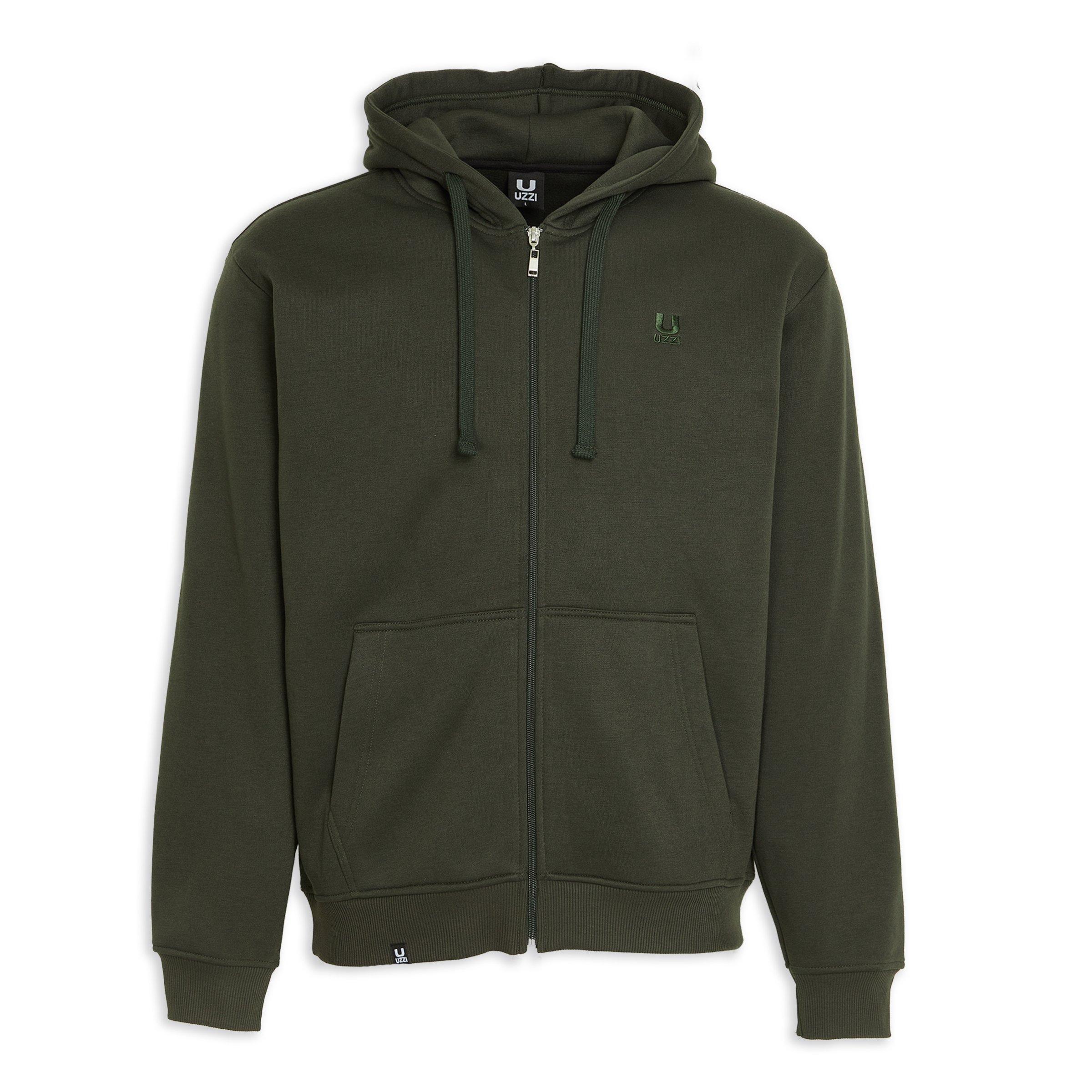 Green Zip-through Hoodie (3156660) | UZZI