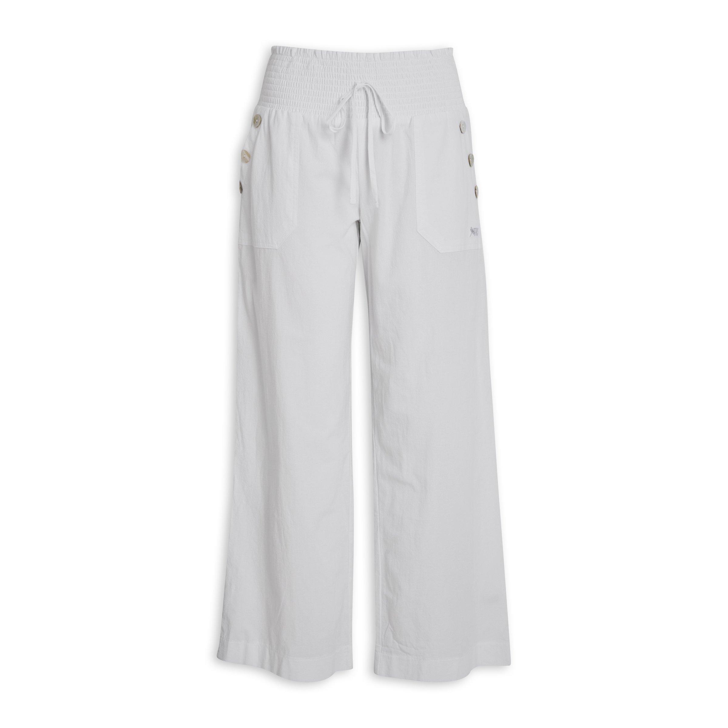 White Wide Leg Pants (3157654) | TRS