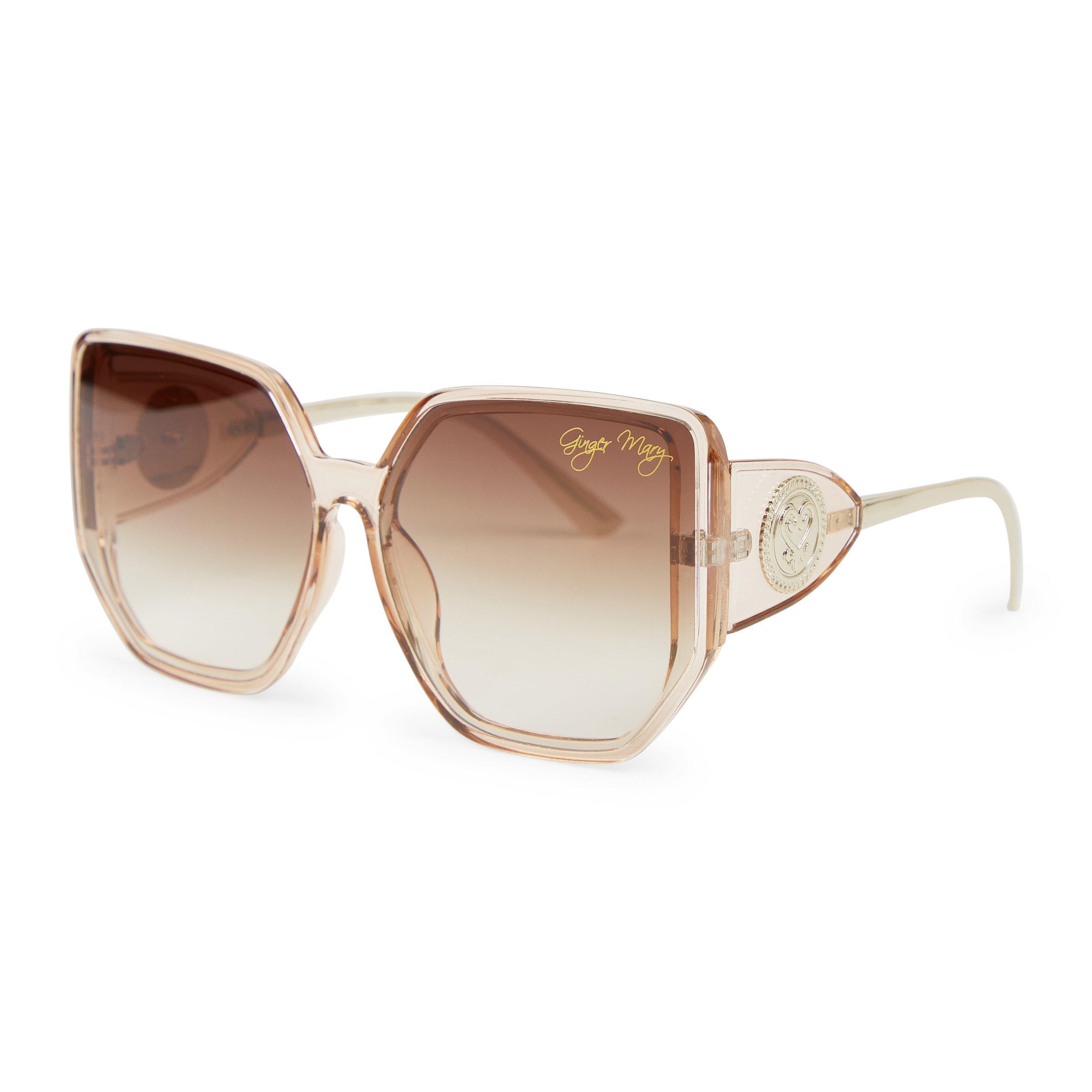 Natural Oversized Sunglasses (3158389) | Ginger Mary