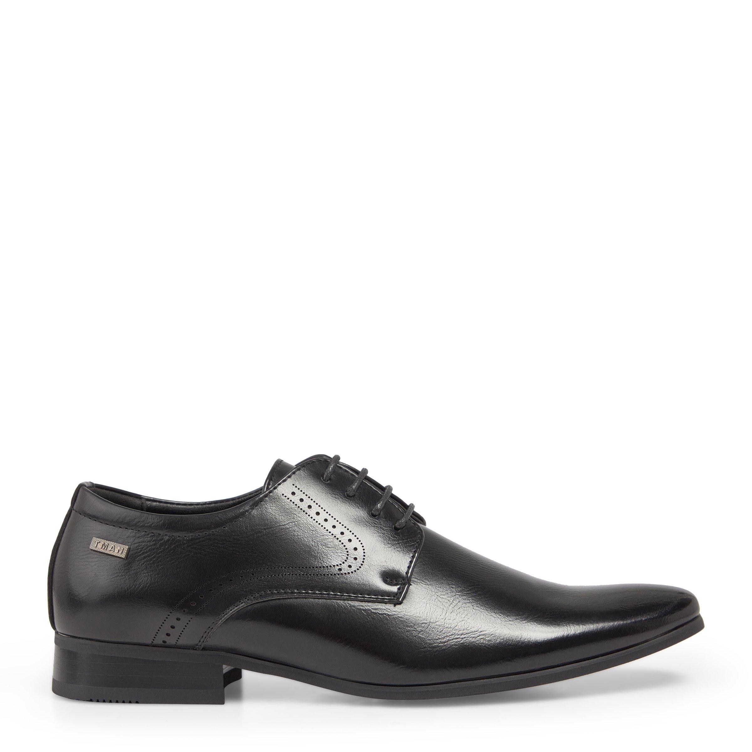 Black Lace Up Formal Shoes Size 6 by Truworths Man