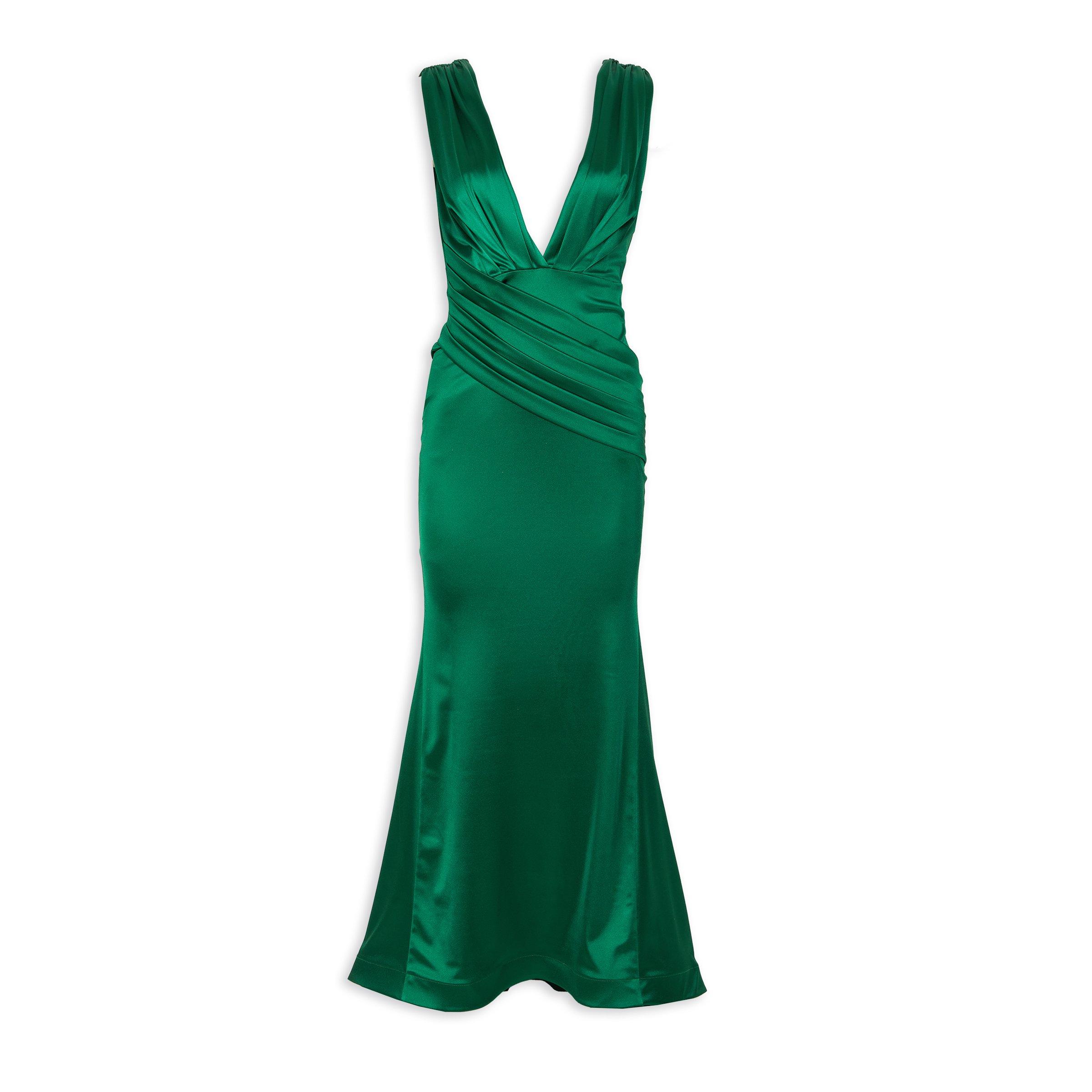 Formal Dresses Truworths Ladies Gowns Green Column Dress (3158565) Truworths