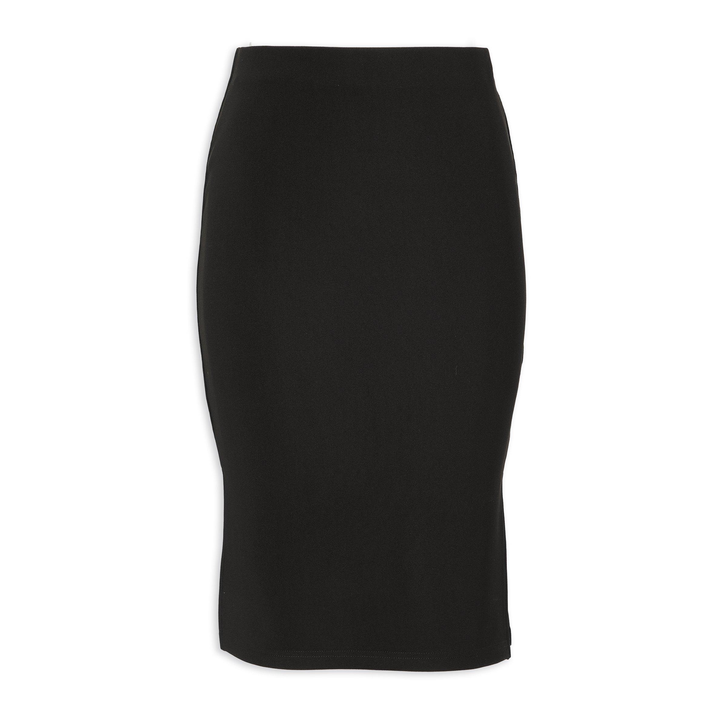 Women’s Solid Slate Grey Bodycon Skirt