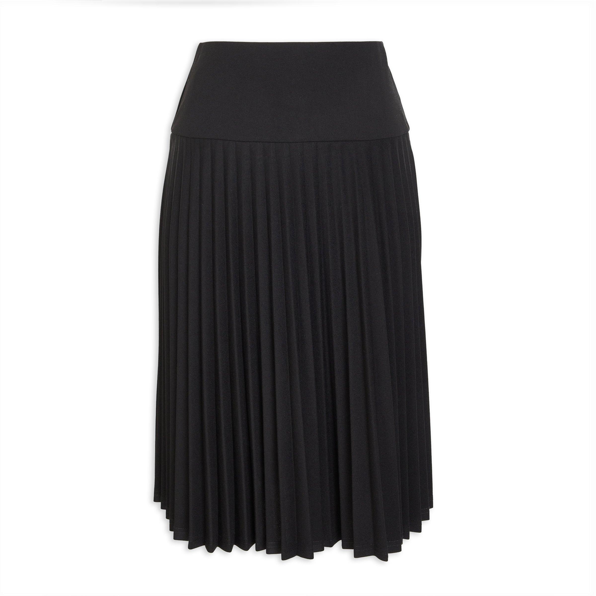 ALIAS PLEATED SKIRT - BLACK main image 1