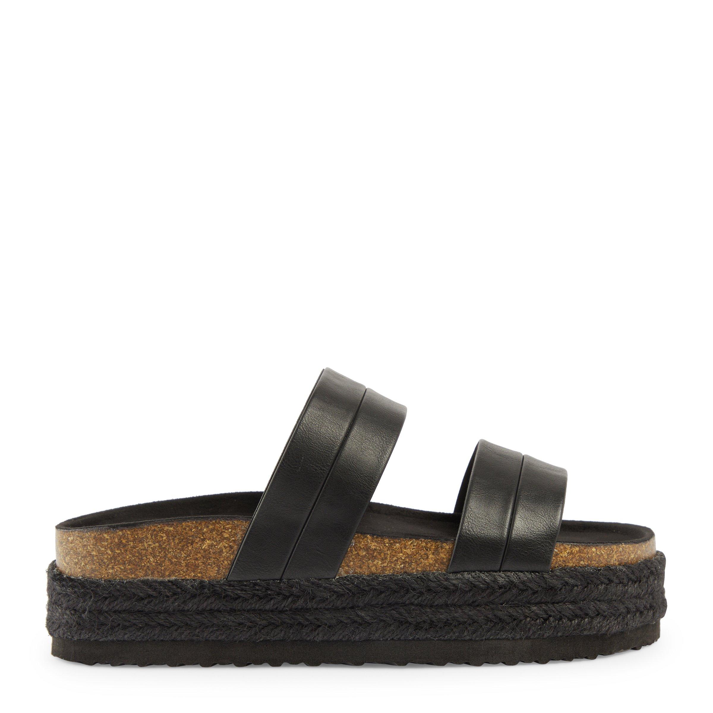 Fiore Platform Sandals - Black