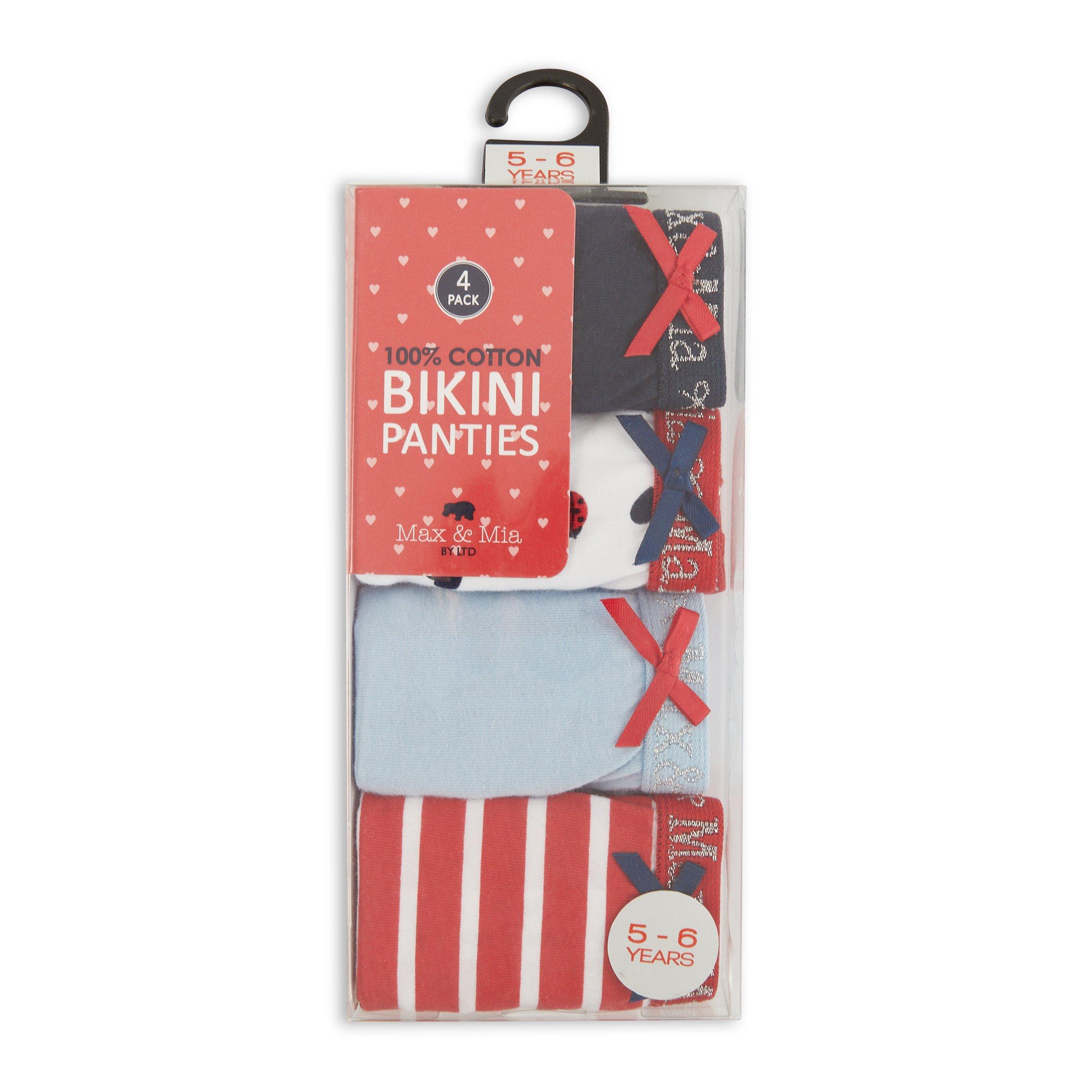 Kid Girls 4-pack Bikini Panties (3159713) | LTD Kids