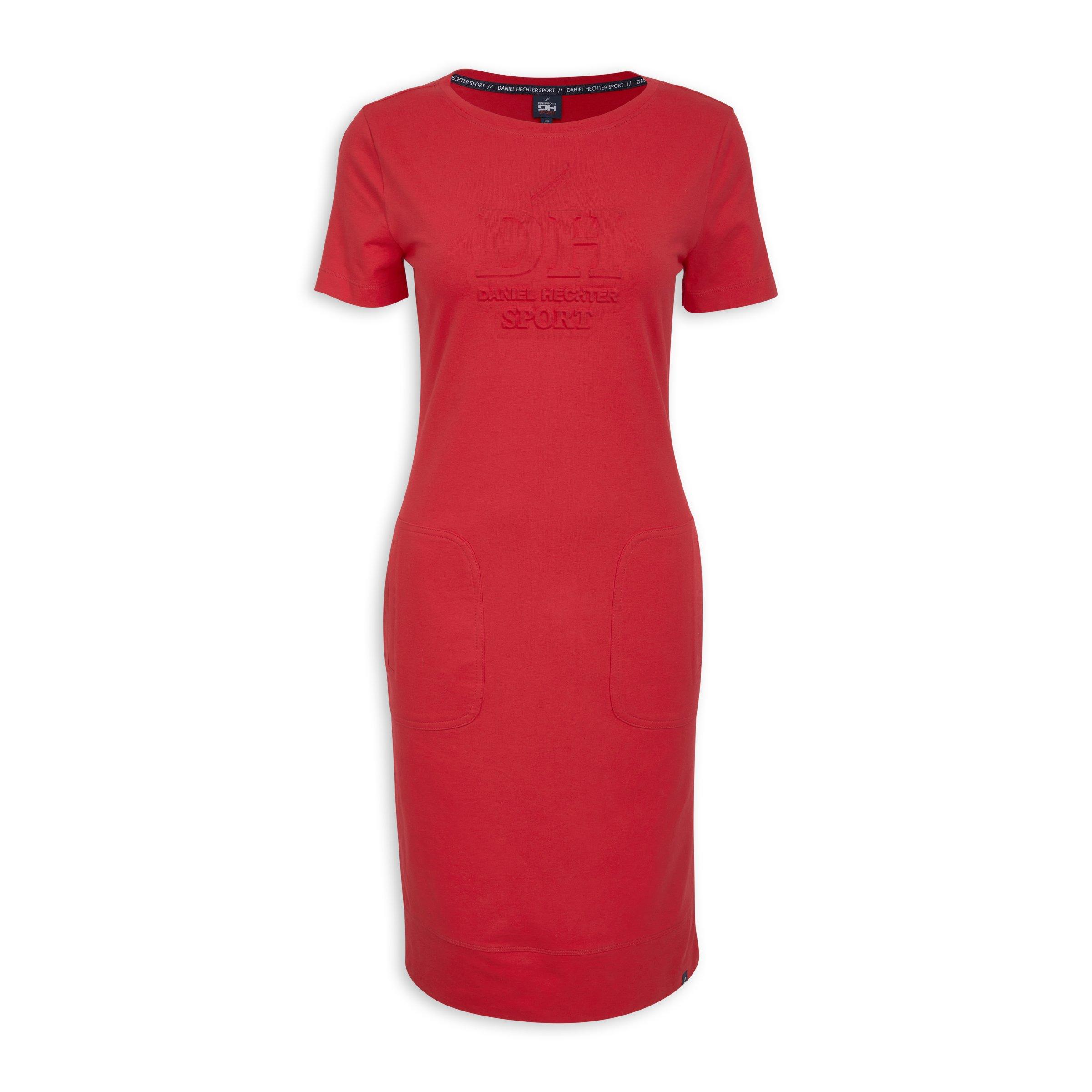 Daniel Hechter Truworths Summer Dresses Red Dress With Drawstrings