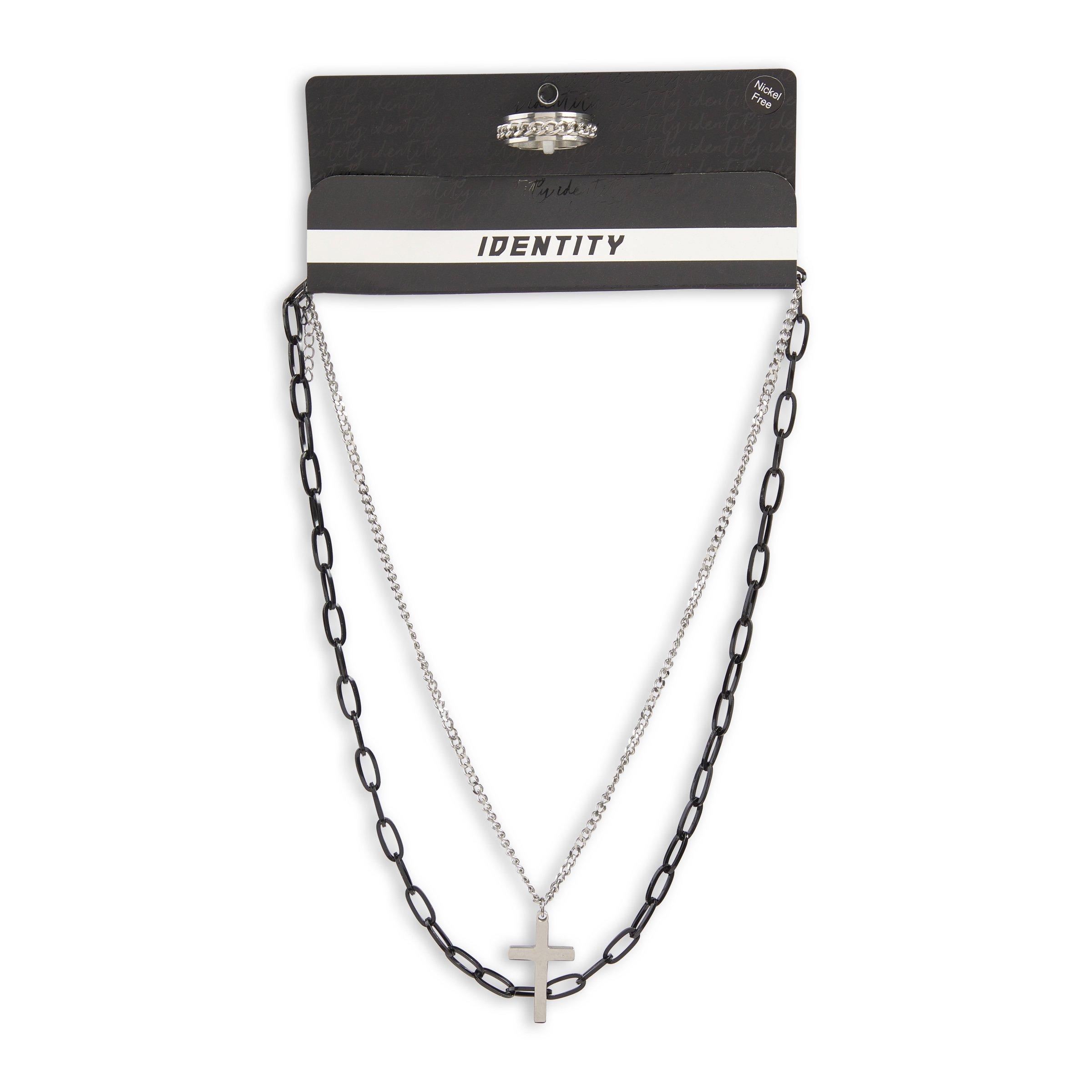 Cross Pendant Barbed Wire Necklace Hot Topic Hot Topic Necklaces UK