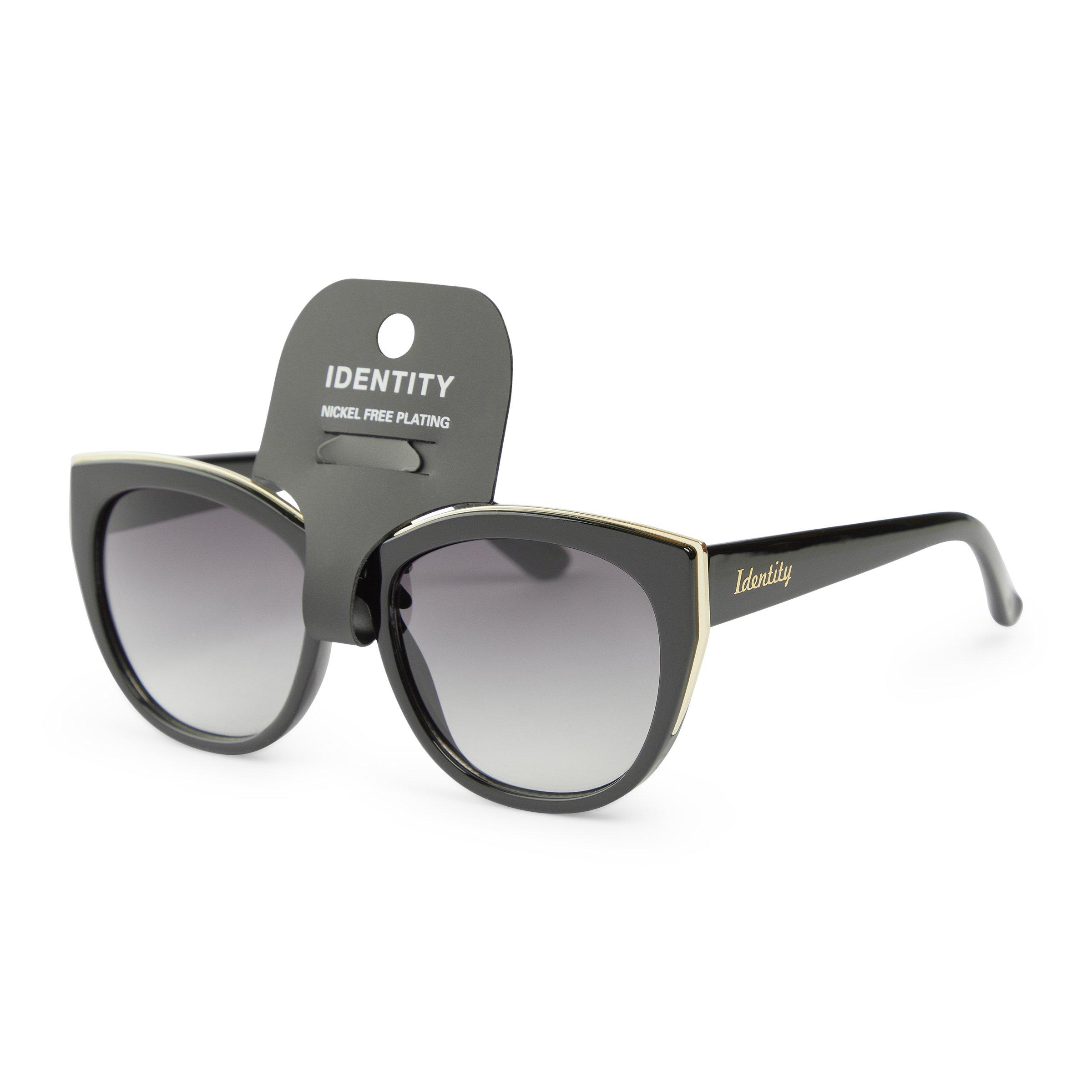 Black Cat-Eye Sunglasses